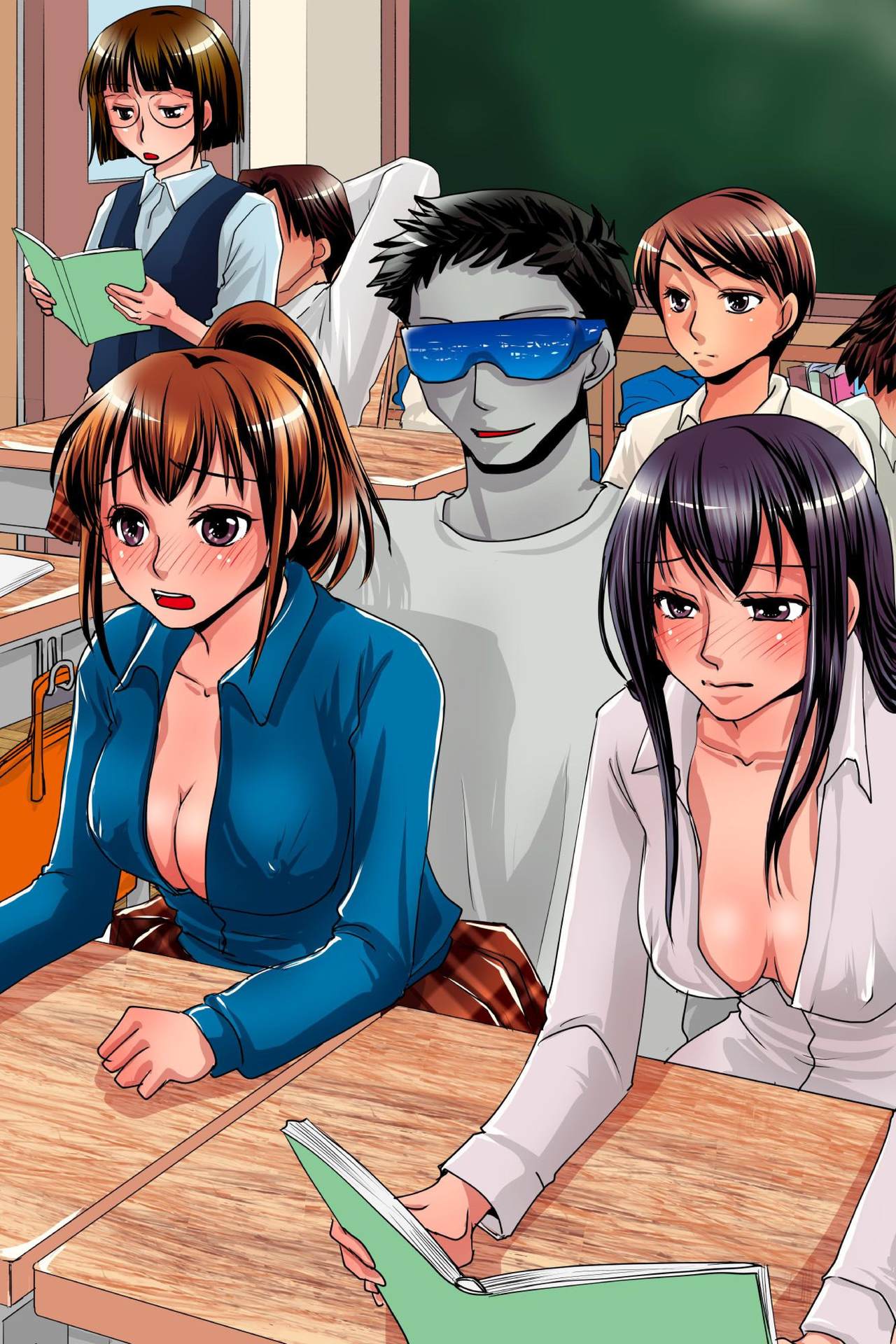 Sonzai Shoushitsu! Muteikou na Doukyuusei-tachi o Jugyouchuu ni Hamemakuru! page 2 full