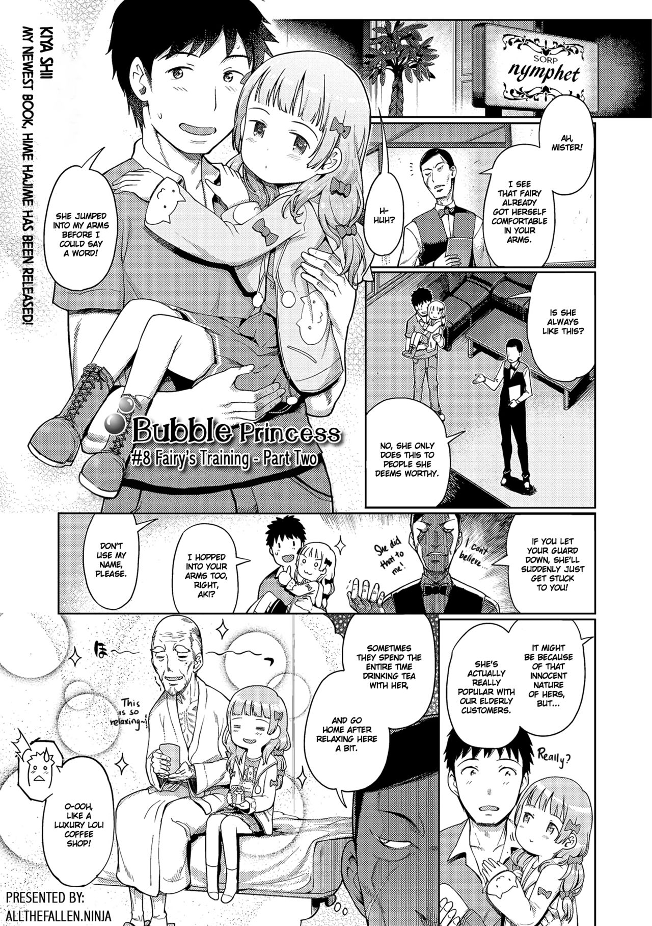 Awa no Ohime-sama # 8 Fairy no Shinjin Kenshuu Futatabi? | Bubble Princess #8 Fairy's training - part two page 1 full