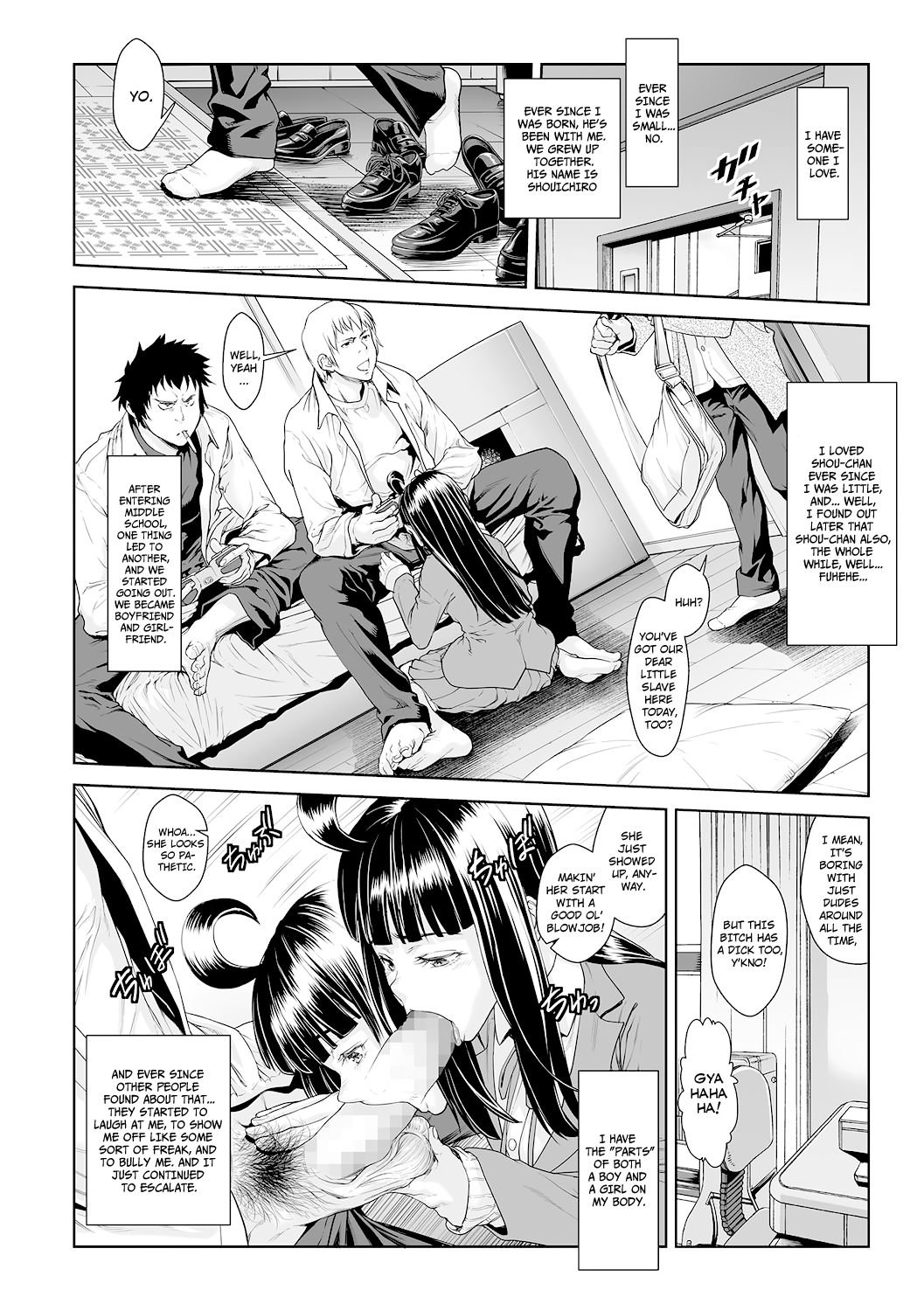Chinpotsuki Ijimerarekko | «Dickgirl!», The Bullying Story - Ch. 9 page 3 full