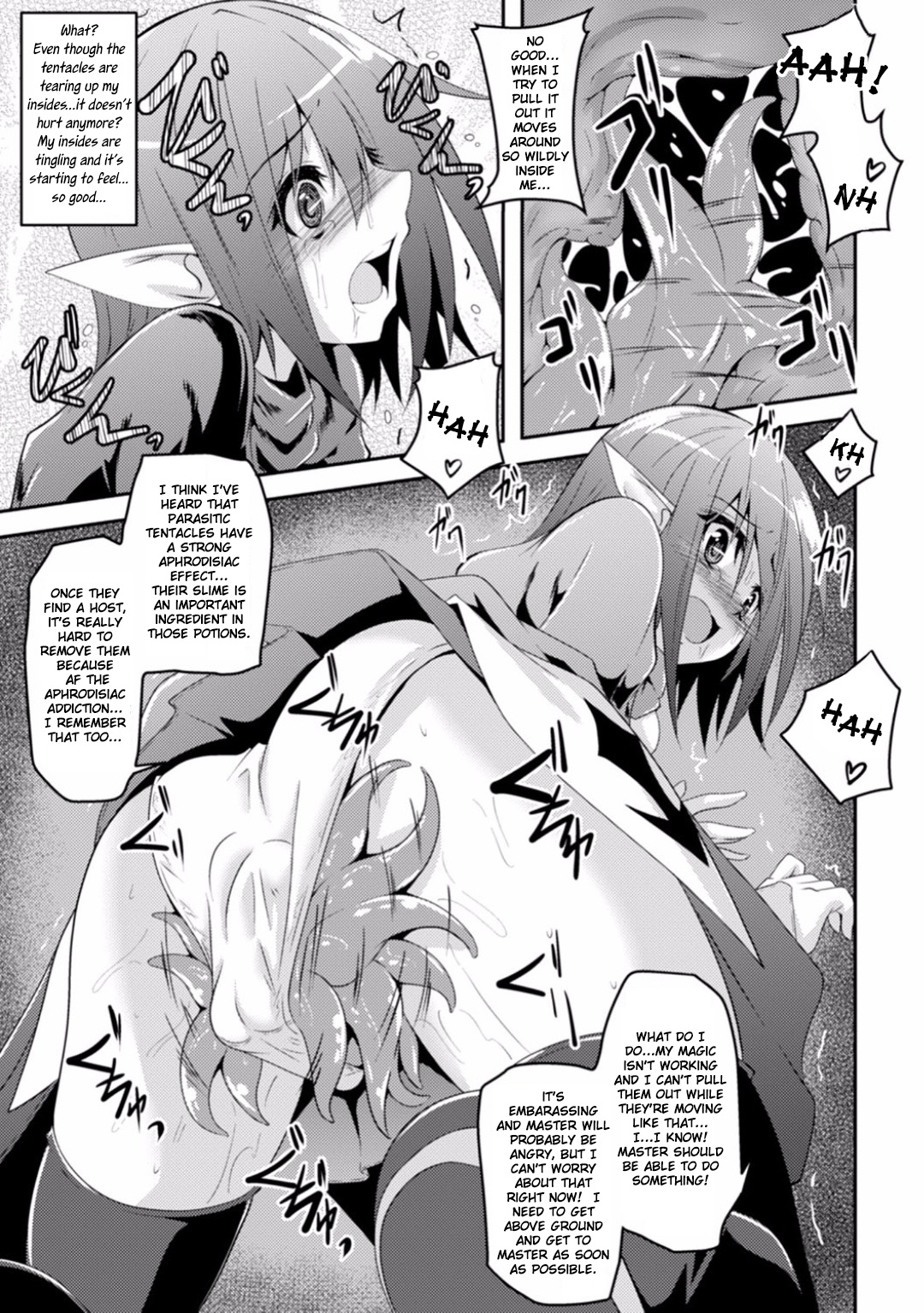 Kisei Shokushu ni Ubawarete | Taken by Parasitic Tentacles page 9 full