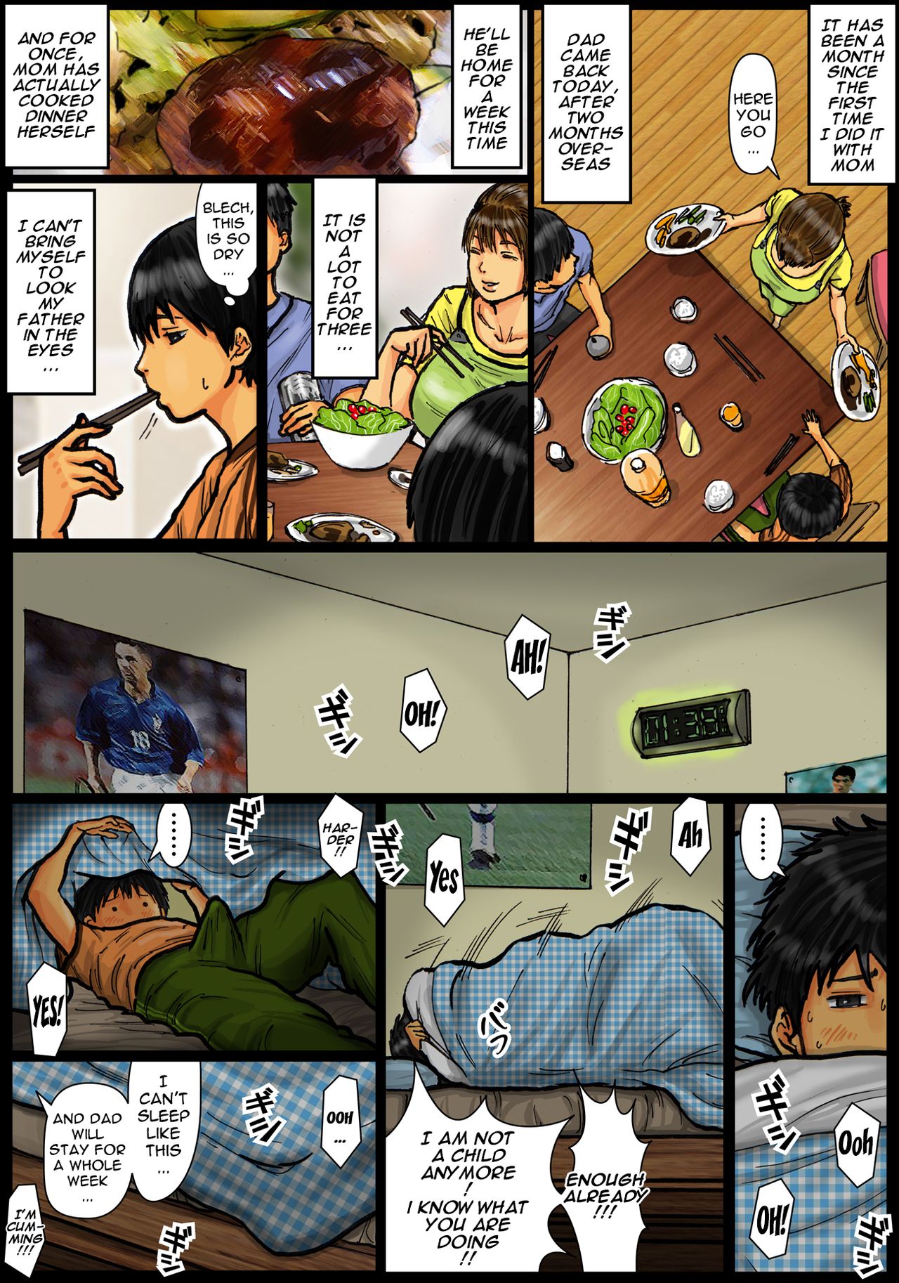 Kaa-san no Ana Tsukawasete ~Kouhen~ | Cumming Inside Mommy's Hole 2 page 6 full