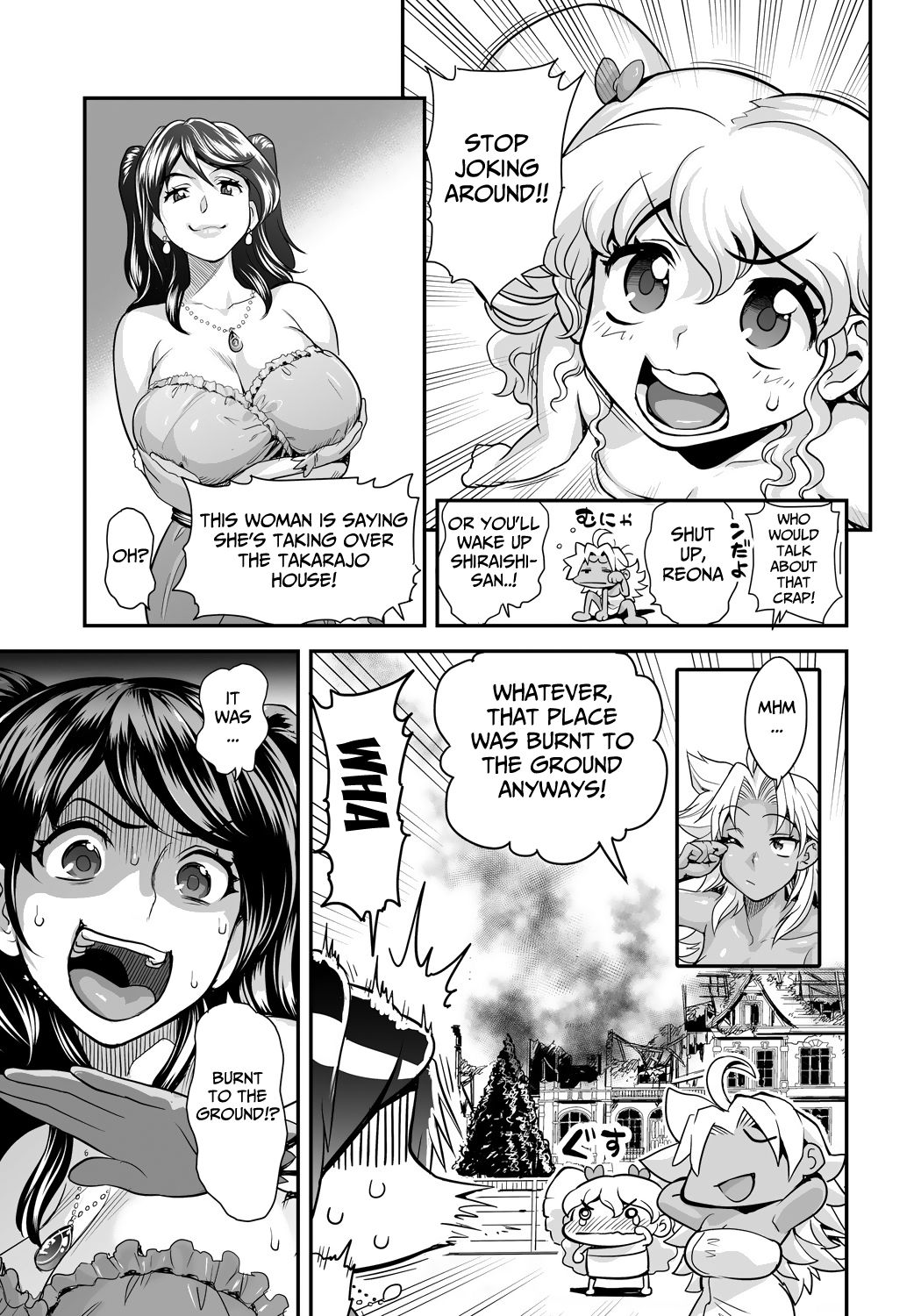 Energy Kyo-ka!! ~Bakunyuu JK. Gachizeme Hatsujouchuu!~ Rachel Toujou! Shoukan o Kakete Lotion Mamire no Doutei Tokumori Match!! page 7 full