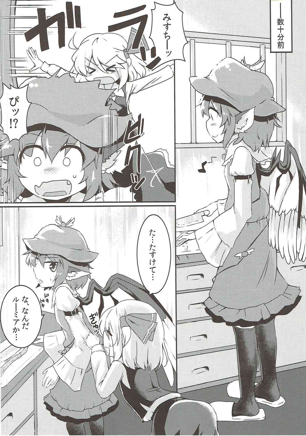 Rumia to Mystia ga Ichatsuku Sukebe Bon page 3 full