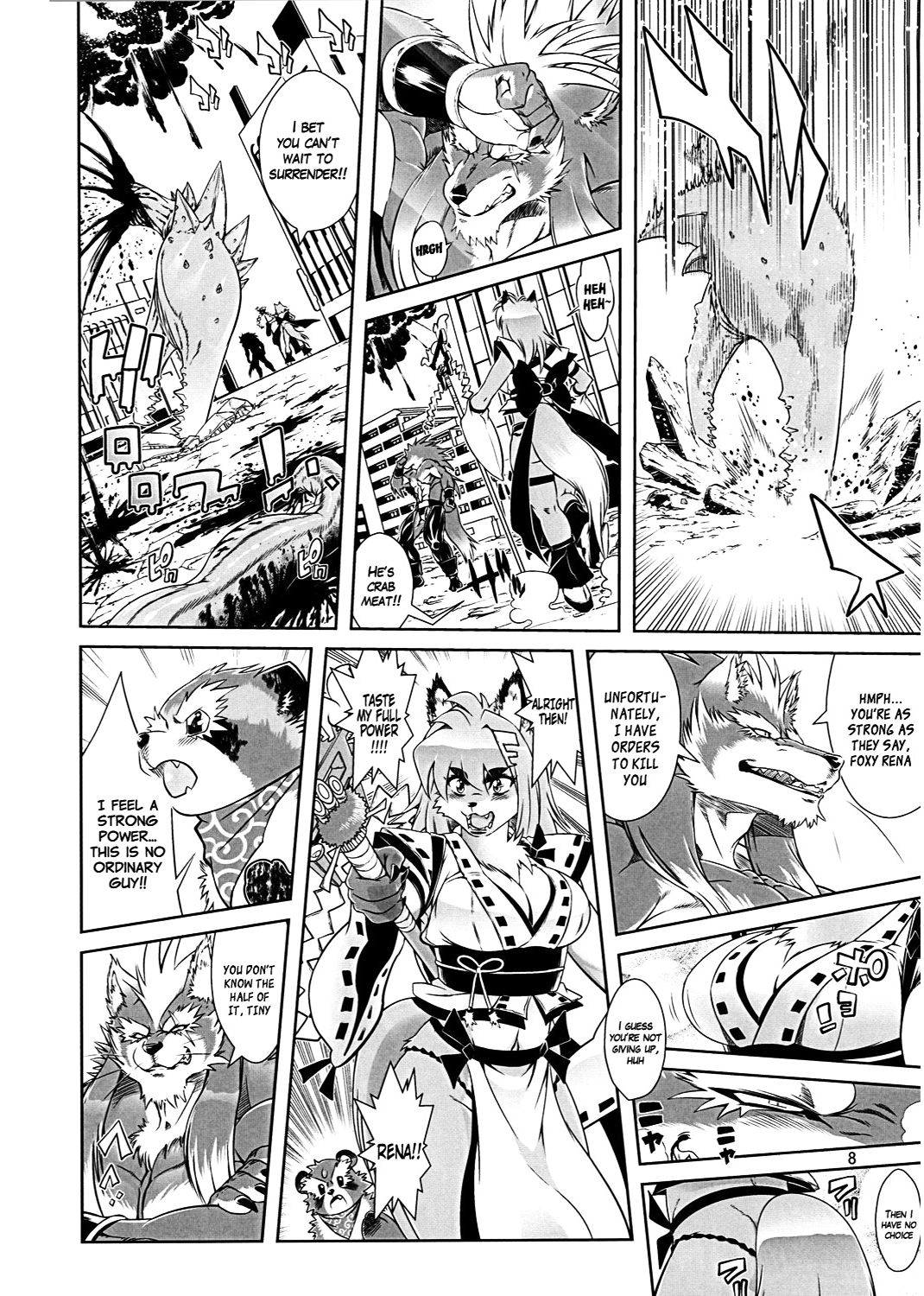 Mahou no Juujin Foxy Rena 1 page 8 full