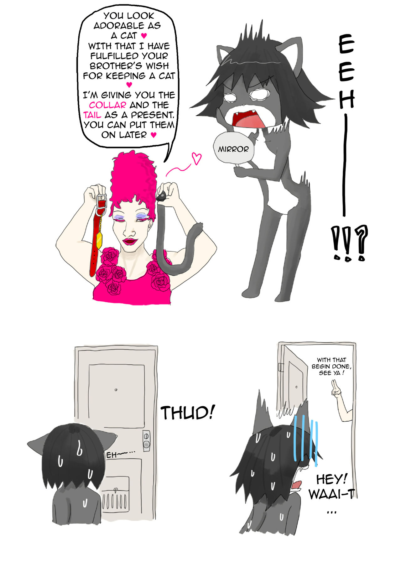 zenra ni neko no body paint! anal shippo de kyousei onanie- | I'm totally naked in a cat body paint! And I'm forced to masturbate with a cat tail plug! page 8 full