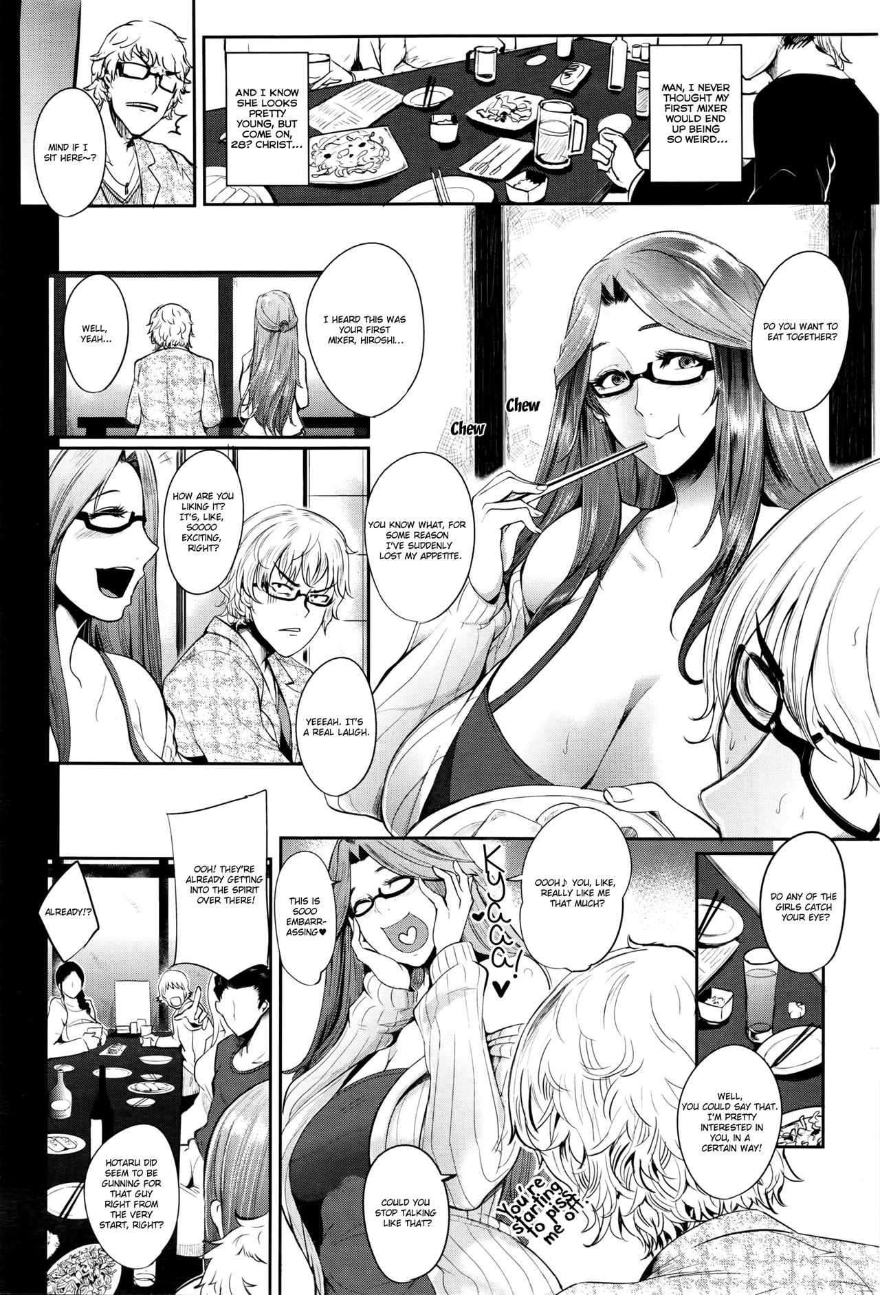 Hatsu Goukon wa Mama Naranai! | My First Mixer Was a Real Motherfucker! page 4 full