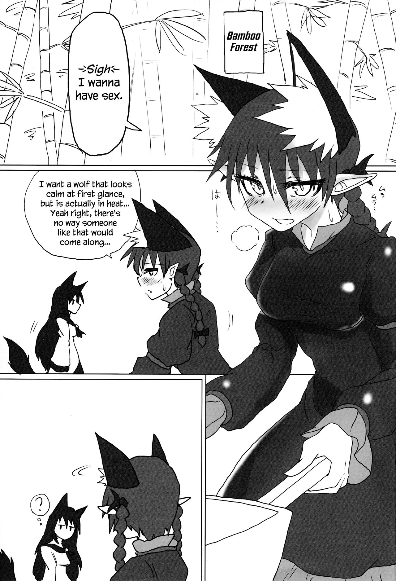 Neko x Wolf. | Cat x Wolf page 2 full