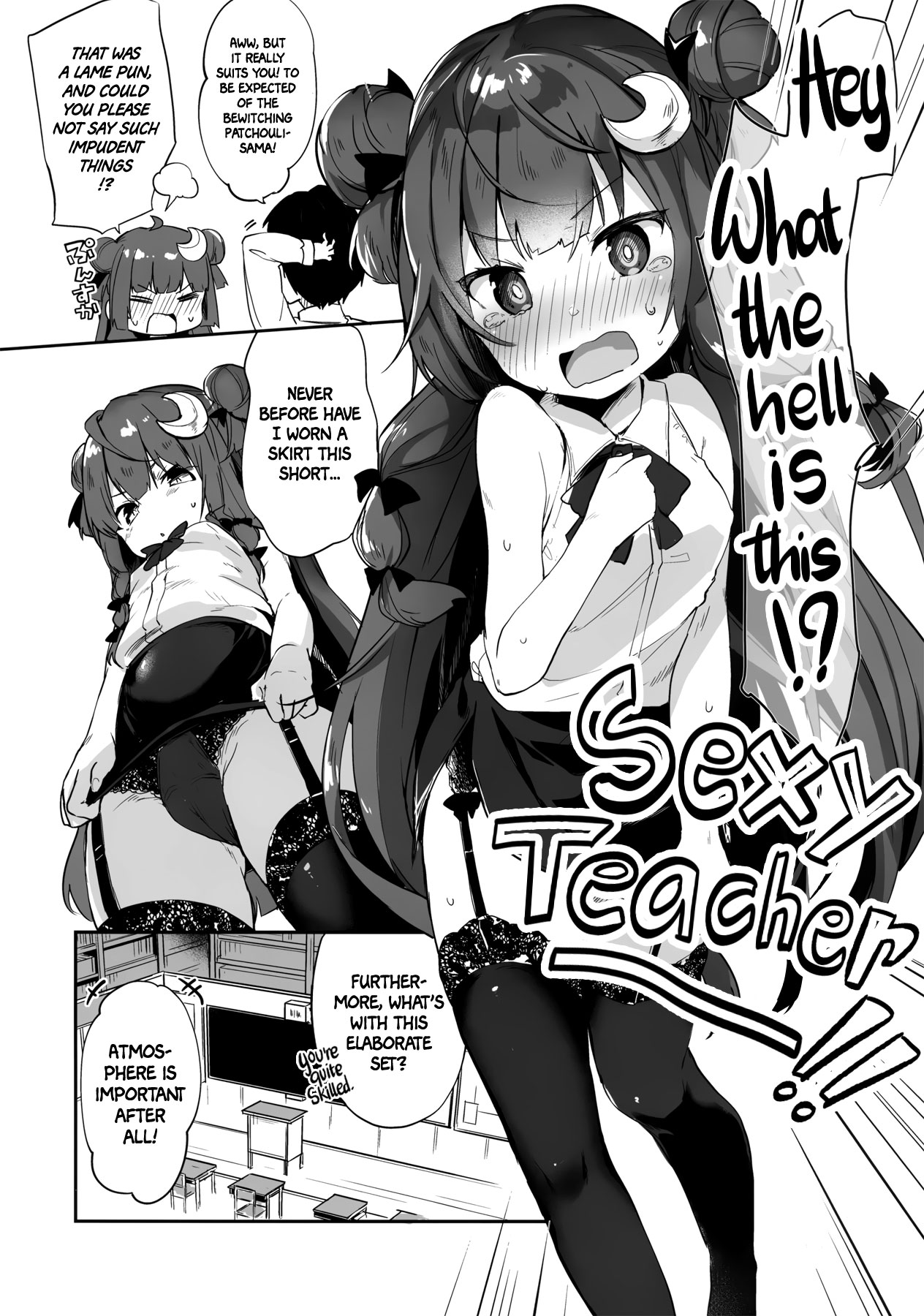 Patchouli Sensei ga Oshiete Kureru | Teach me Patchouli Sensei   =White Symphony= page 5 full