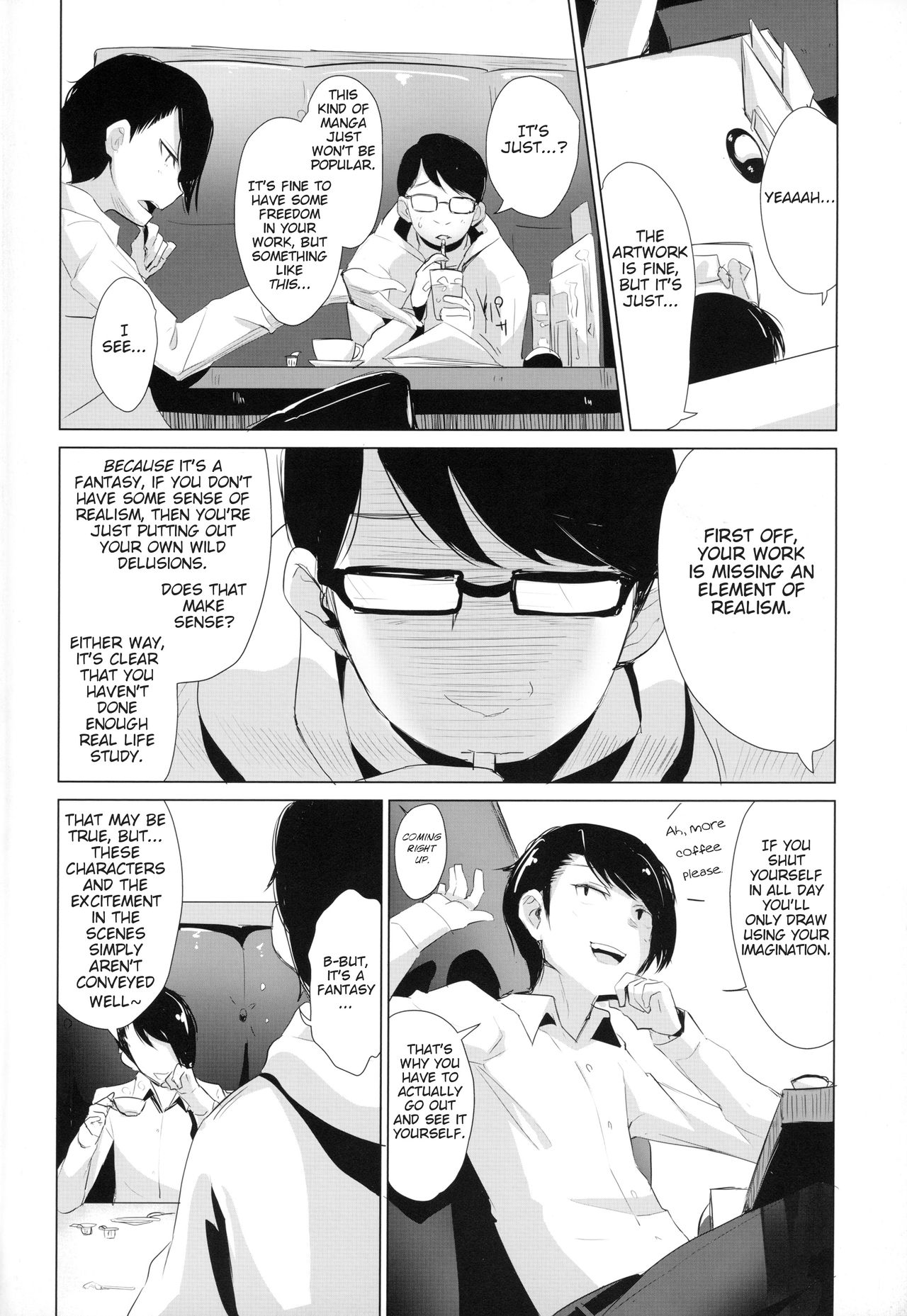 Rachirare Shoujo wa, Manga no Naka de __. Koharu Hen | The Kidnapped Girl in the Manga... Chiharu Chapter page 3 full