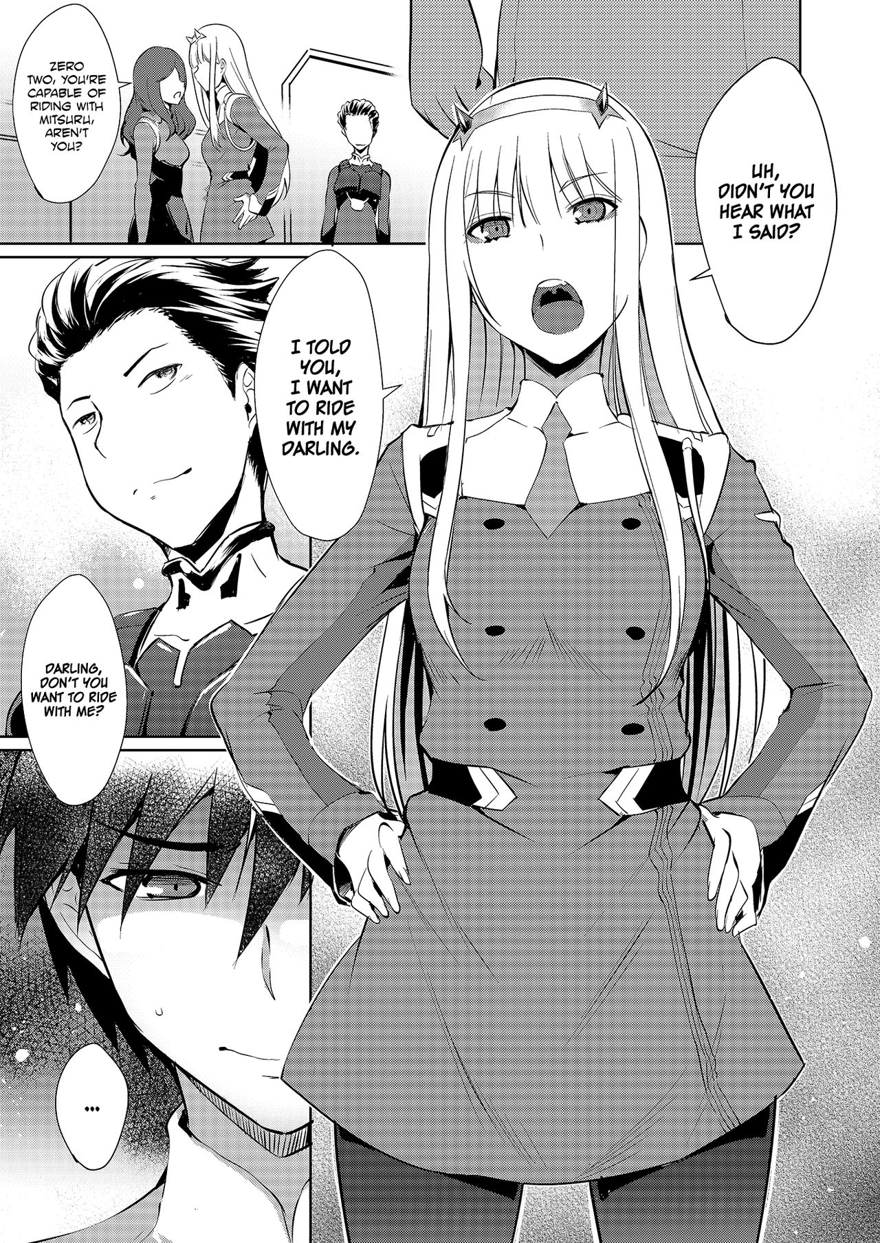 Mitsuru in the Zero Two page 5 full