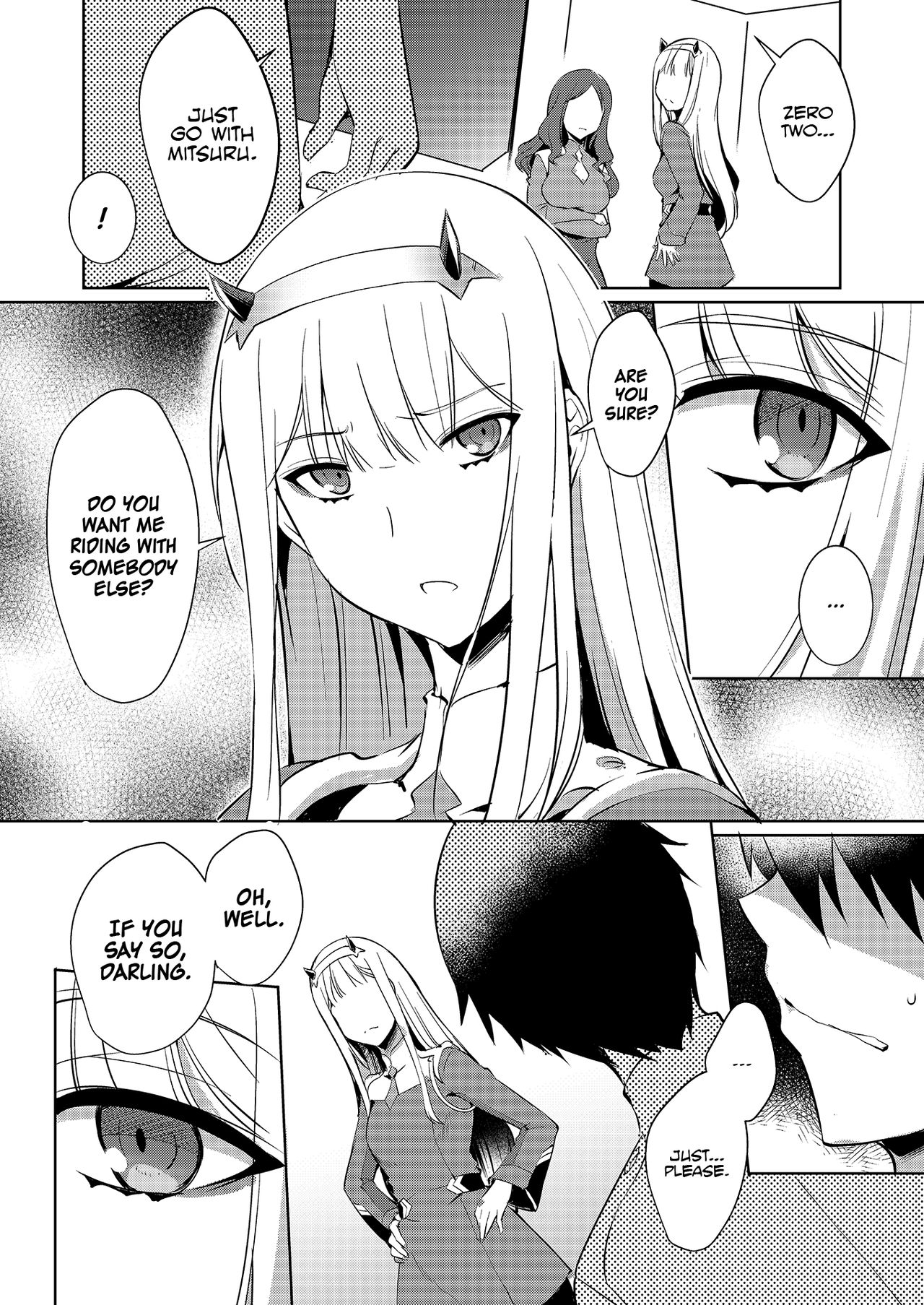 Mitsuru in the Zero Two page 6 full