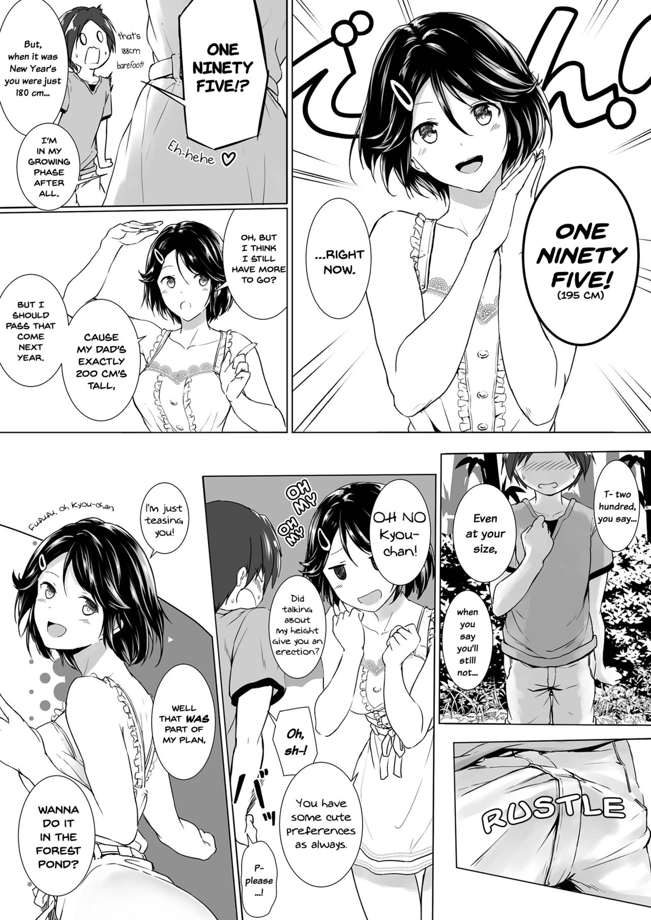 Choushin Itoko to Ecchii Koto Shiyo | I Want to Do Sexy Things with My Tall Younger Cousin page 8 full