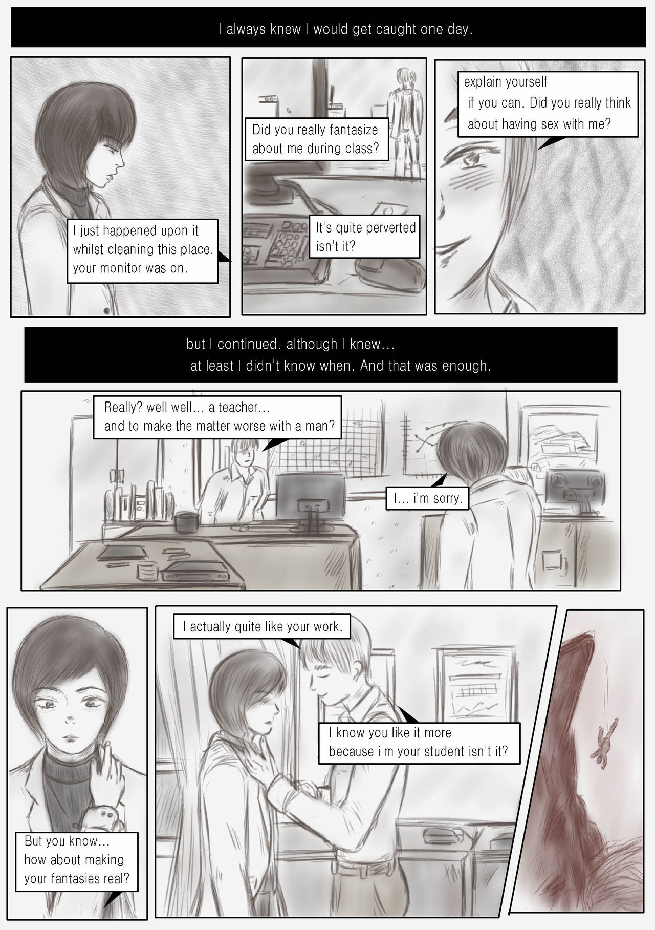 Litmus Vol.2 - The teacher wearing a skirt page 4 full