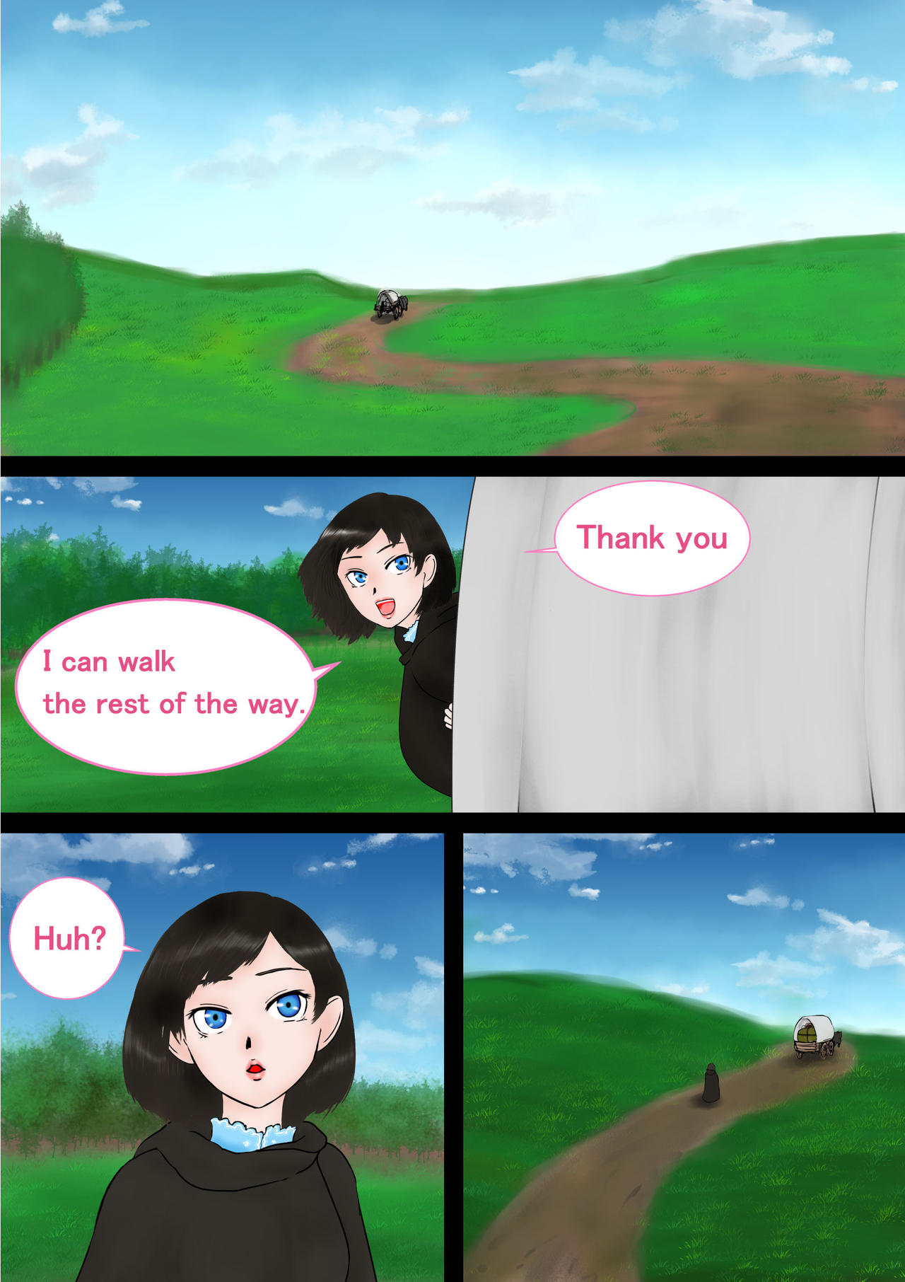 Mahoutsukai wa Loli Kyonyuu Sono Ichi Aozora Sakunyuu | Giant Knockers, Little Witch Chapter 01: Blue sky milking page 4 full