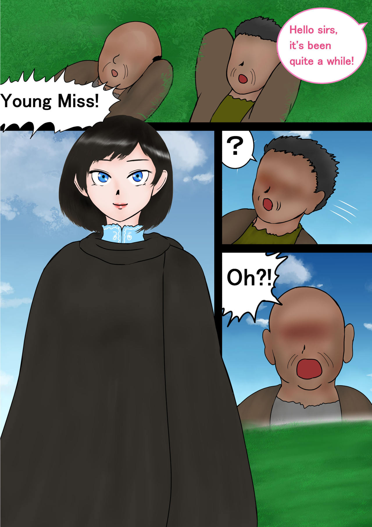 Mahoutsukai wa Loli Kyonyuu Sono Ichi Aozora Sakunyuu | Giant Knockers, Little Witch Chapter 01: Blue sky milking page 6 full