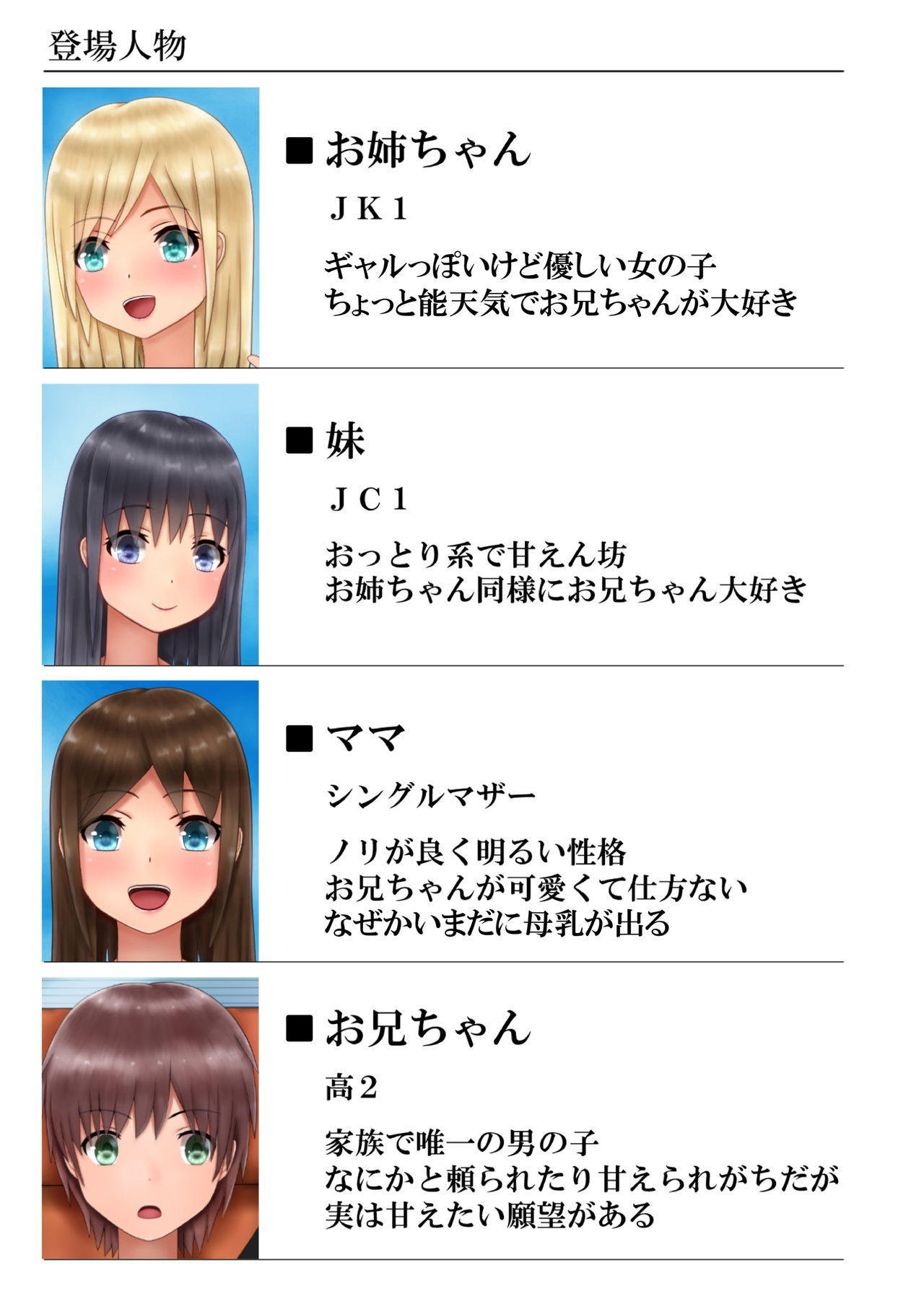 OmoraShimai to Bonyuu Mama page 3 full