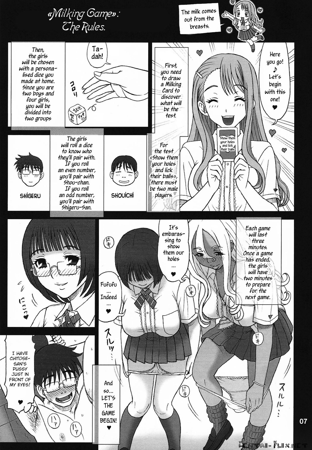 29 Kaiten Sakusei Yuugi Milking Game JK page 7 full