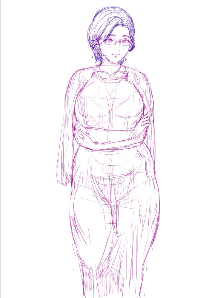 近女誘惑 仮題 温泉旅行編 ラフ page 2 full