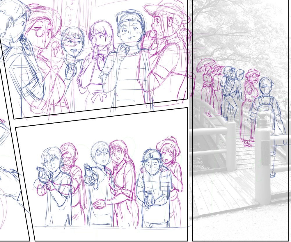 近女誘惑 仮題 温泉旅行編 ラフ page 6 full