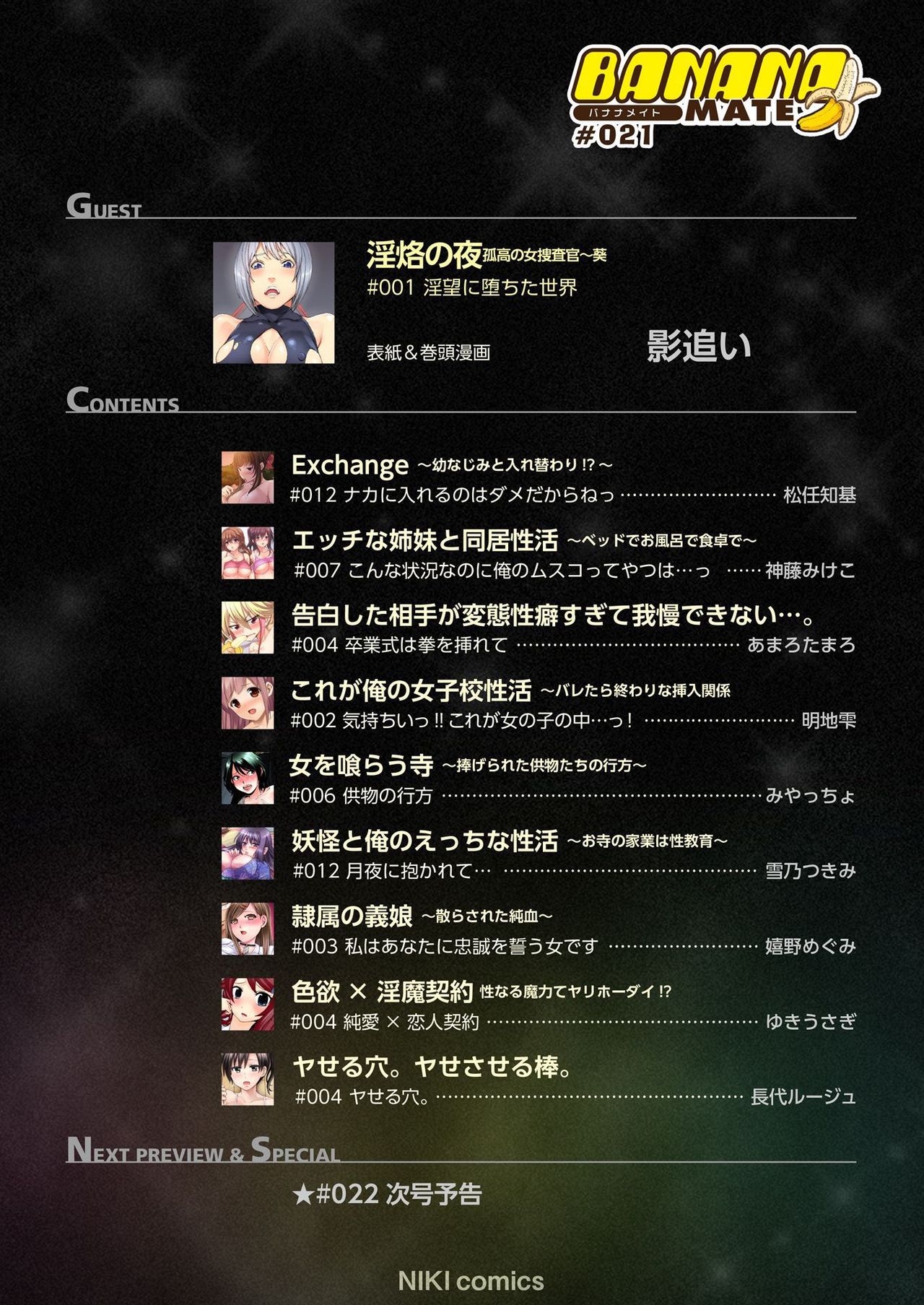 BANANAMATE Vol. 21 page 2 full