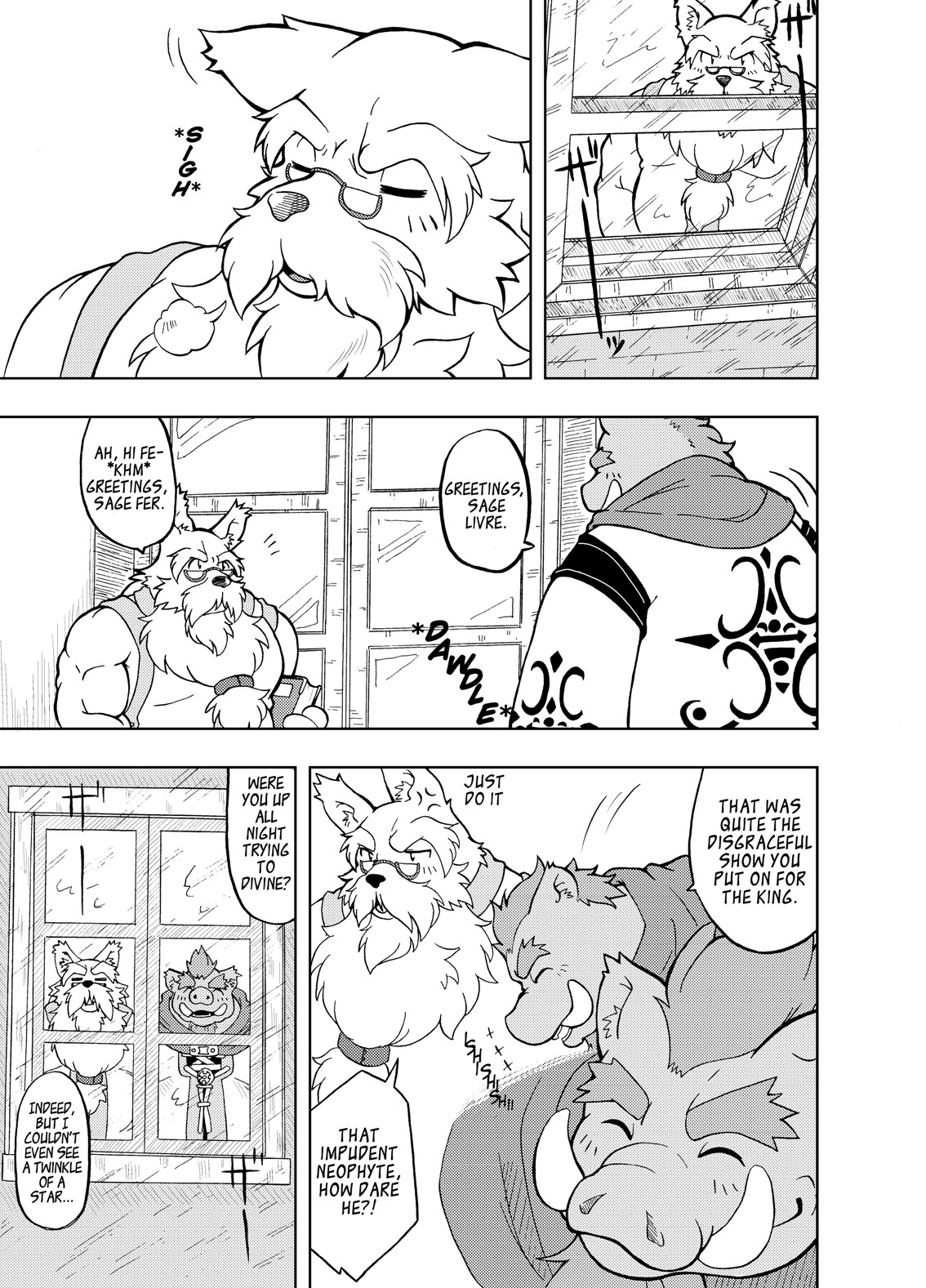 Hoshiyomi no Inu Tsukihami no Kuma | The dog & the bear: The poet of the stars & the partaker of the moon 1 page 7 full