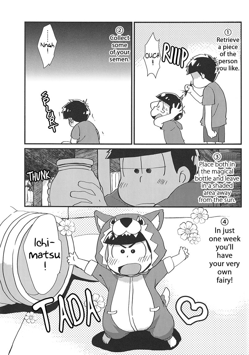 Onaho Yousei Karamatsu o Te ni Ireta Ichimatsu no Hanashi! | The story of Ichimatsu who got the onahole fairy Karamatsu! page 4 full