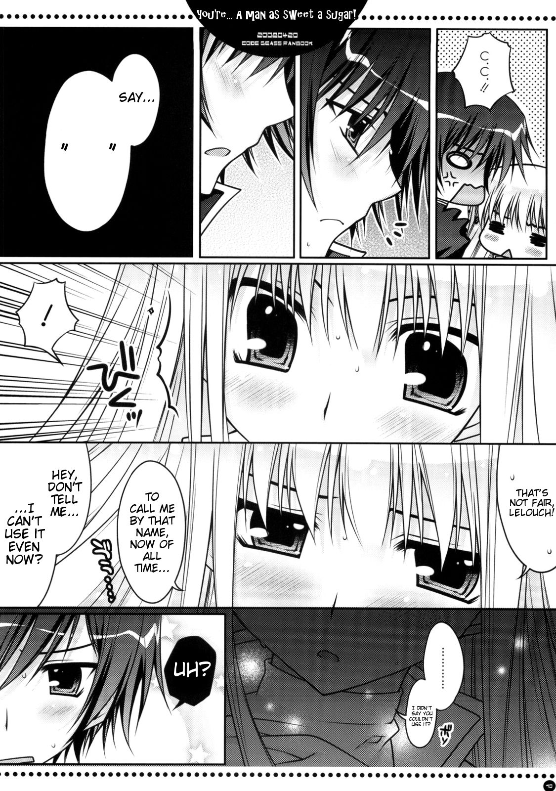 Omae wa... Satou Gashi no You ni Amai Otoko da Kara na | You're... A man as sweet as sugar page 9 full