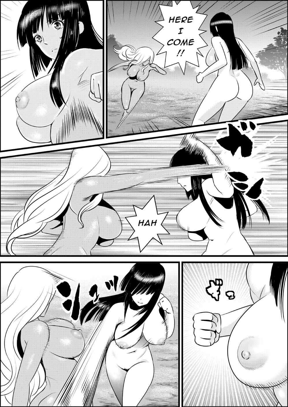 Zenra de Battle Manga | Naked Battle Manga page 3 full
