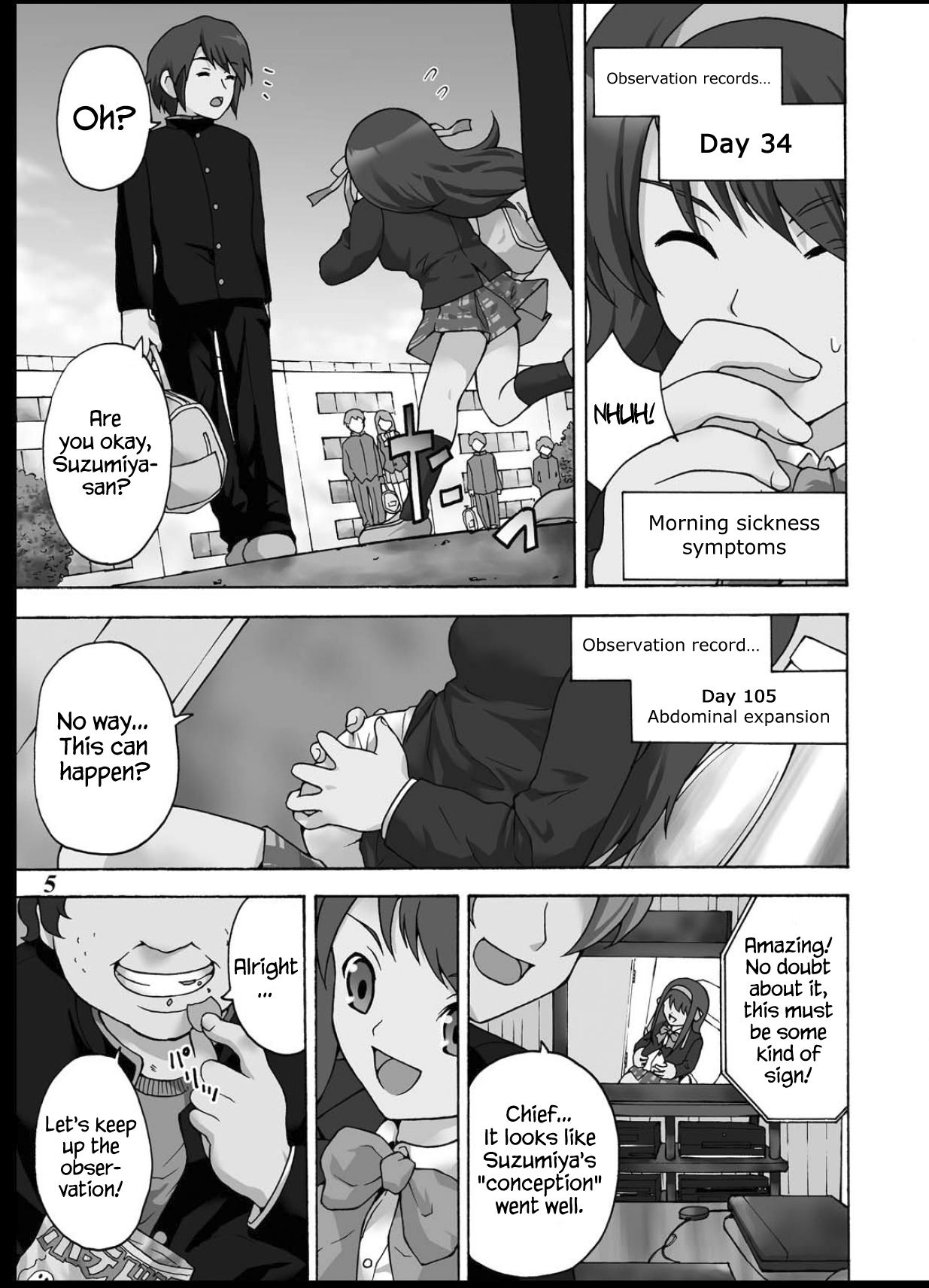 Tsuranuke! Suzumiya Haruhi Kyousei Shussan!! page 4 full