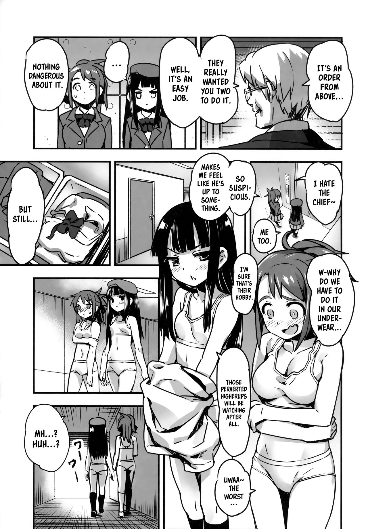 Hadakahime Honoka San Kyodai Osubuta vs Chounouryoku Shoujo! page 9 full