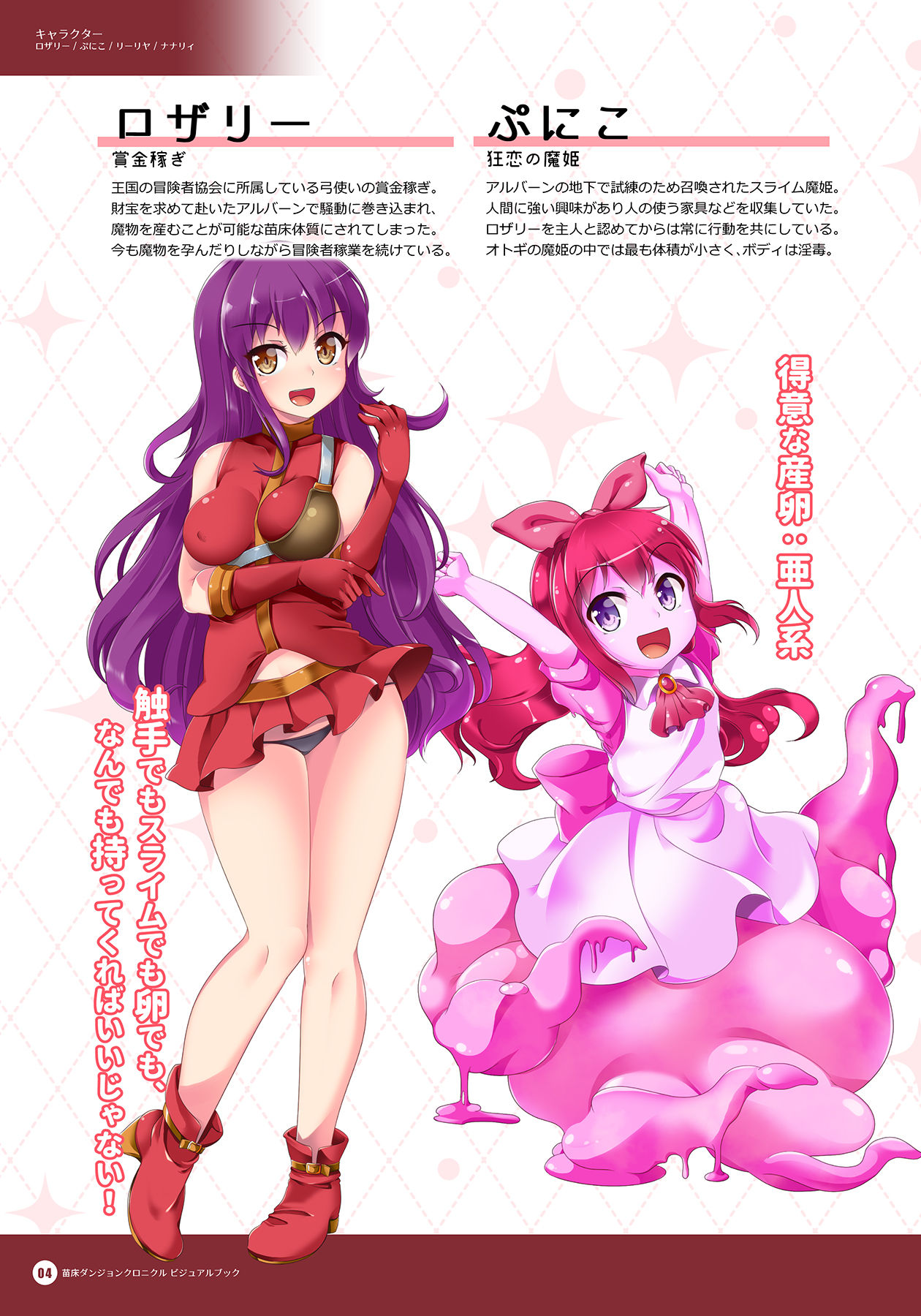 Naedoko Dungeon Chronicle Official Design Works page 3 full