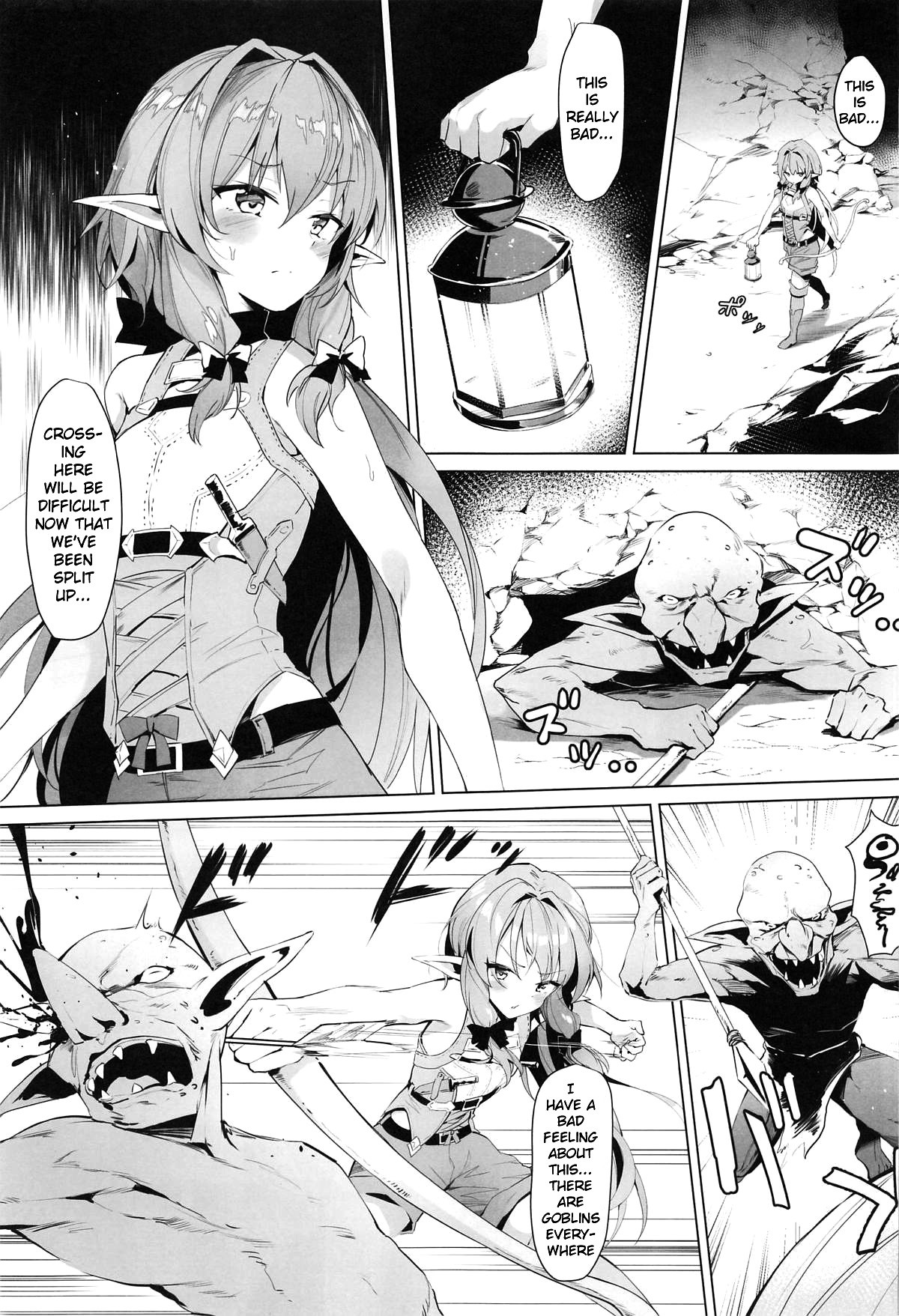 Moshi Onna Seirei ga Goblin ni Tsukamattara... page 2 full