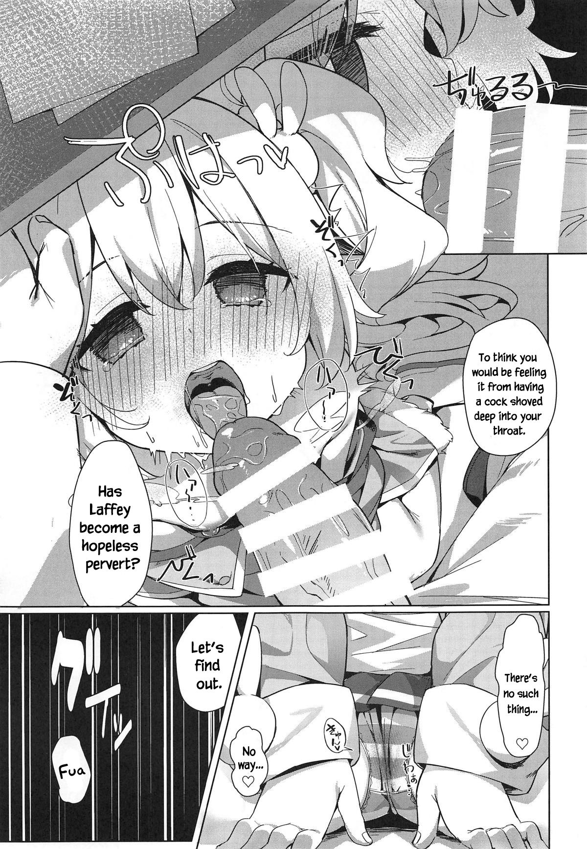 Laffey to Shikikan Shitsu de Icha Love H | Laffey and Commander Flirt and Have Sex In Their Room page 10 full