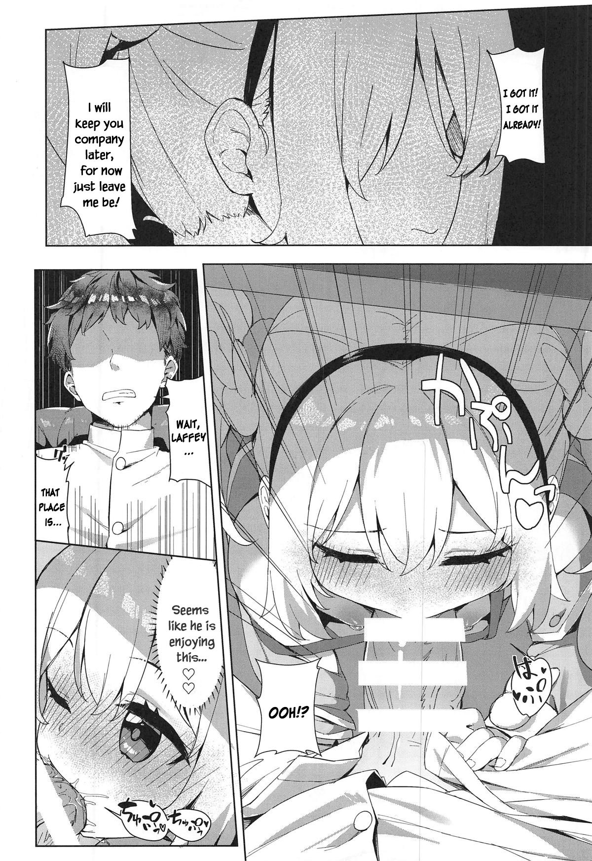 Laffey to Shikikan Shitsu de Icha Love H | Laffey and Commander Flirt and Have Sex In Their Room page 7 full