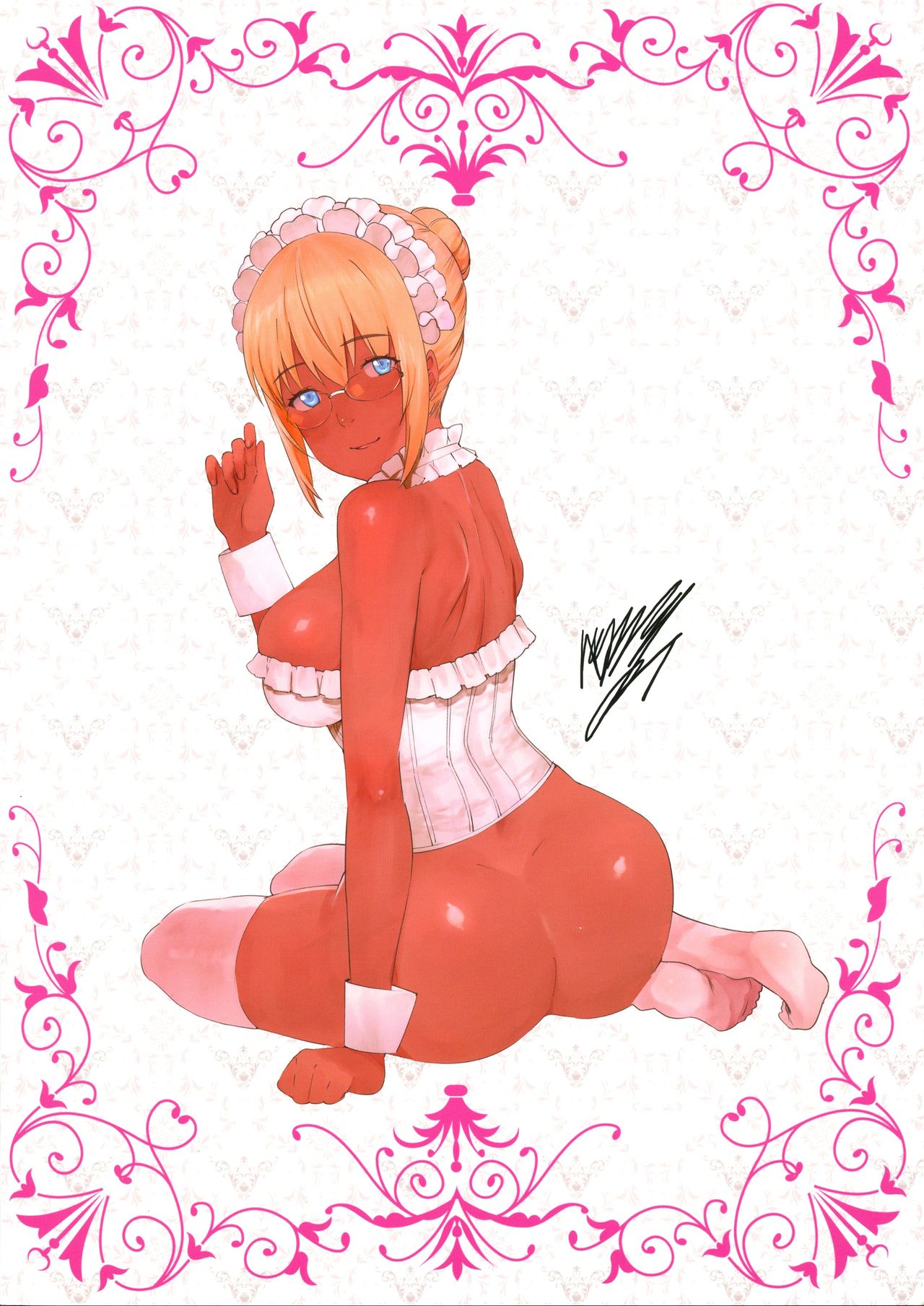 Kasshoku Kokumaro Funnyuu Maid Stardust Genius Kanketsuhen page 2 full