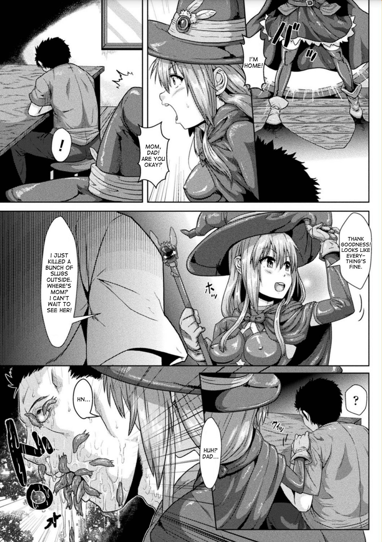 Ochita Majo ~Namekuji o Umu Tame no Hanshoku Ana~ | Fallen Witch ~The Reproduction Hole Used For Breeding Slugs~ page 3 full