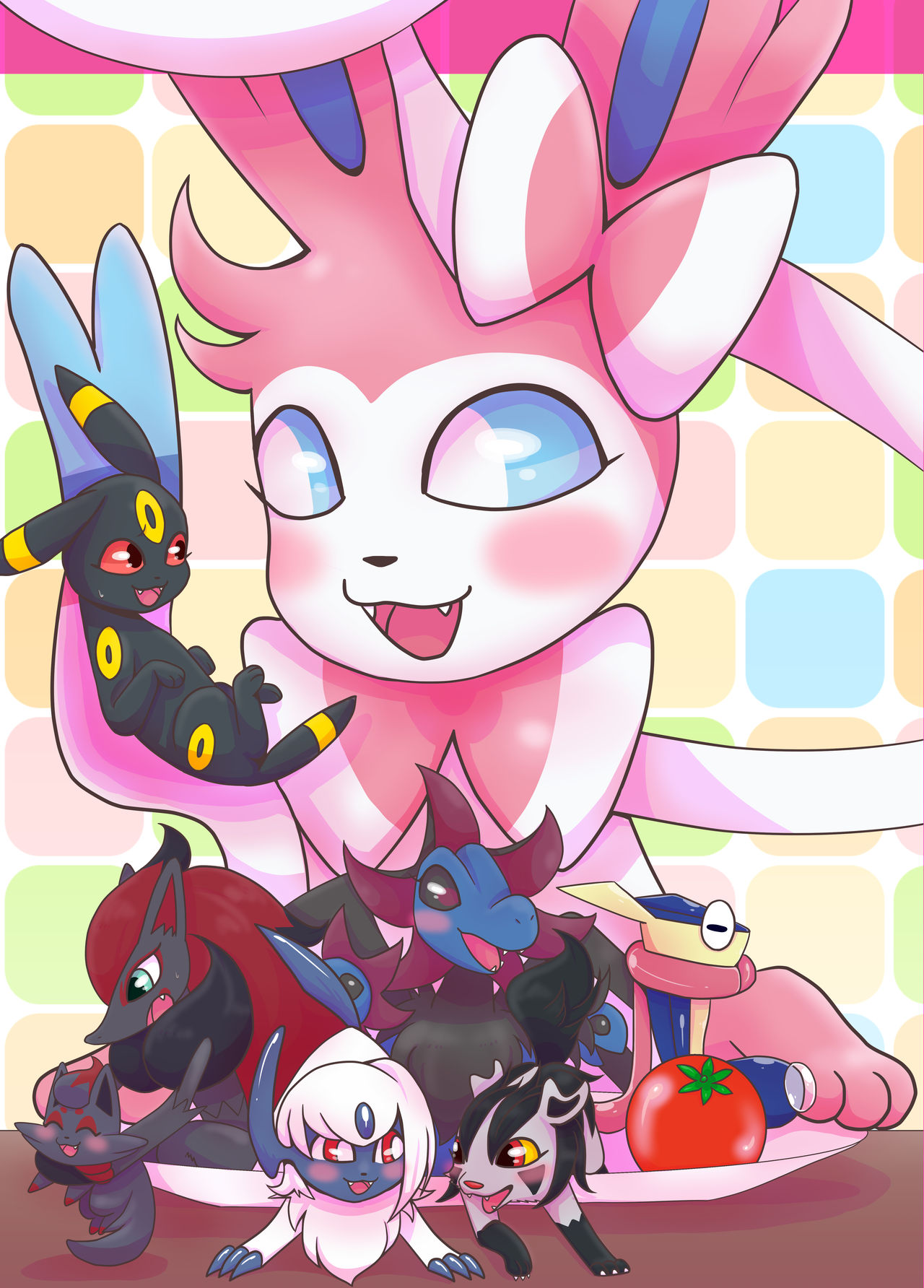 Yarichinphia no Aku Type Viking! | Sex-Crazed Sylveon's Dark-Type Sex Buffet! page 2 full