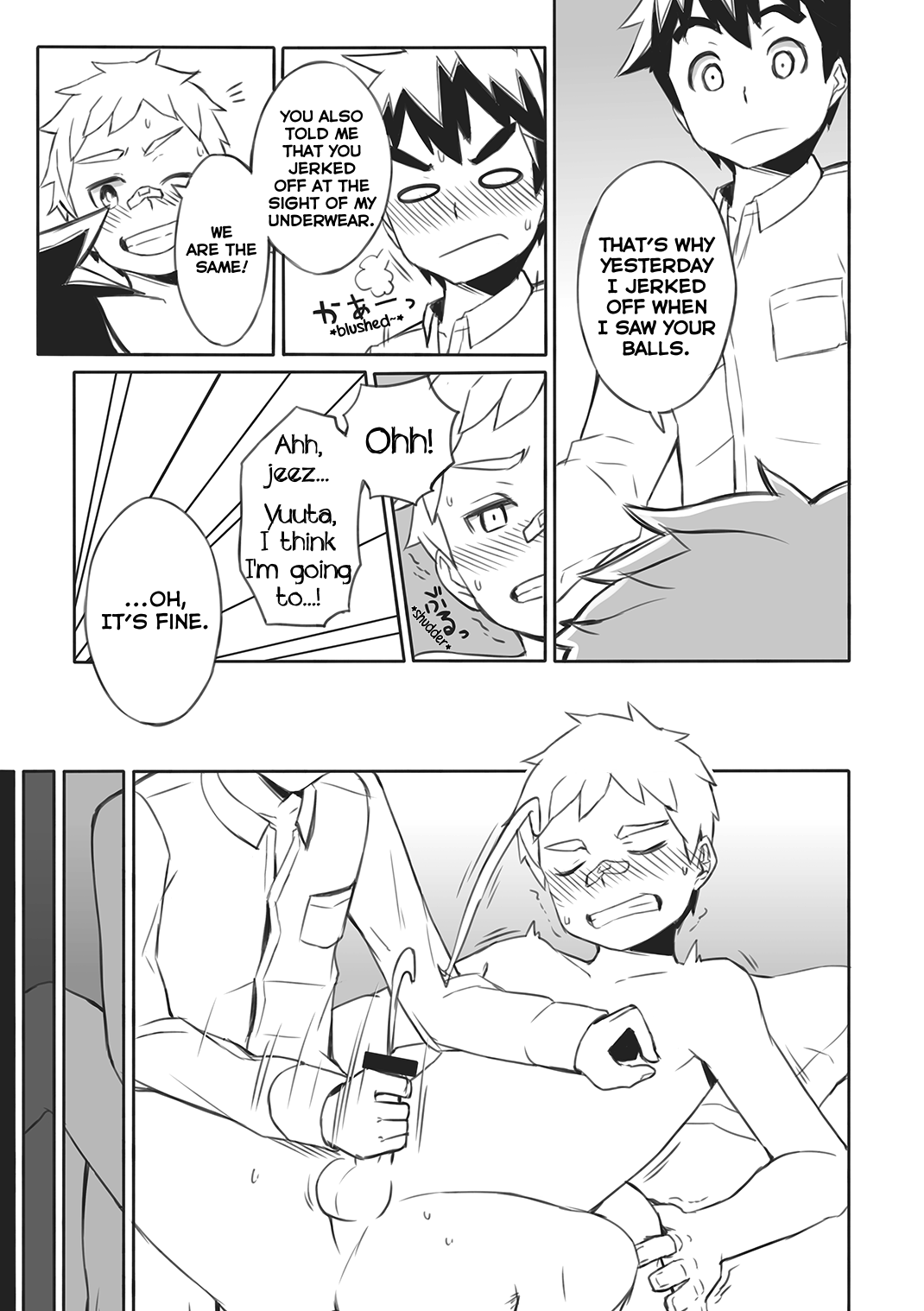 Daiki-kun to Yuuta-kun. +a page 10 full