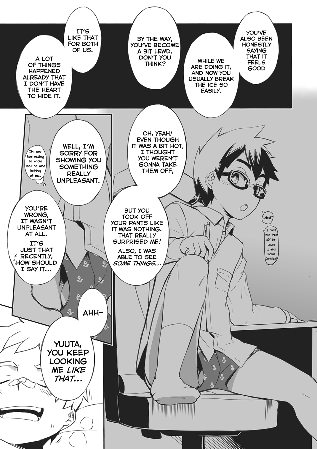 Daiki-kun to Yuuta-kun. +a page 8 full