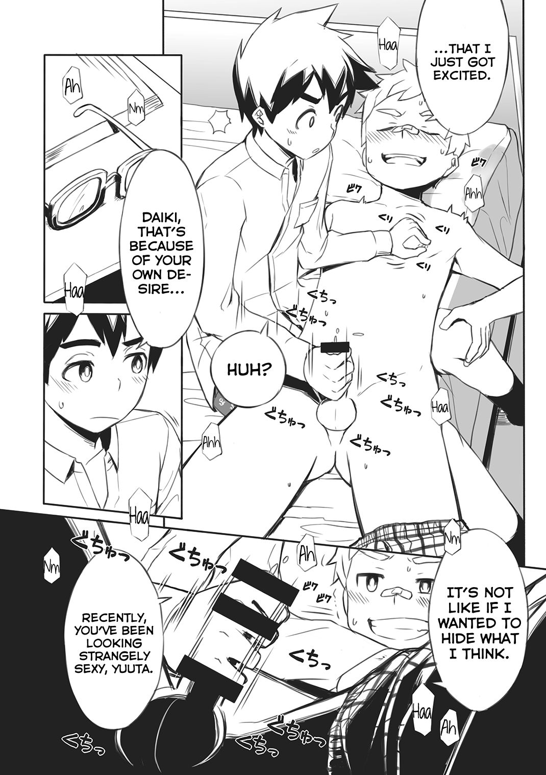 Daiki-kun to Yuuta-kun. +a page 9 full