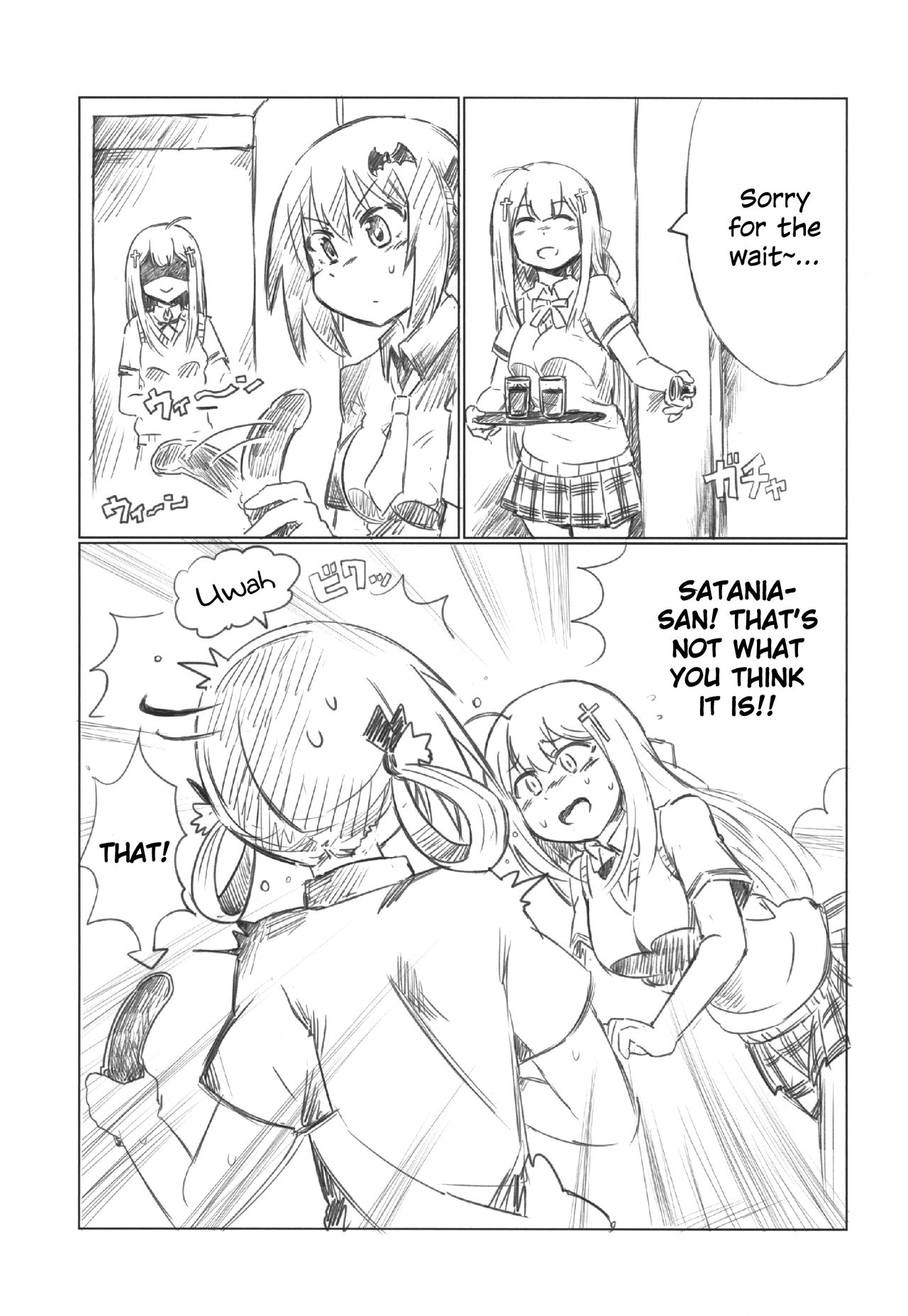 Ah Satania-san, Watashi wa mou Tamarimasen!! page 2 full