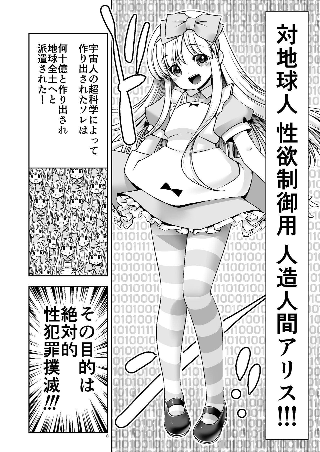 Tai Chikyuujin Seiyoku Seigyo You Jinzouningen Alice page 8 full