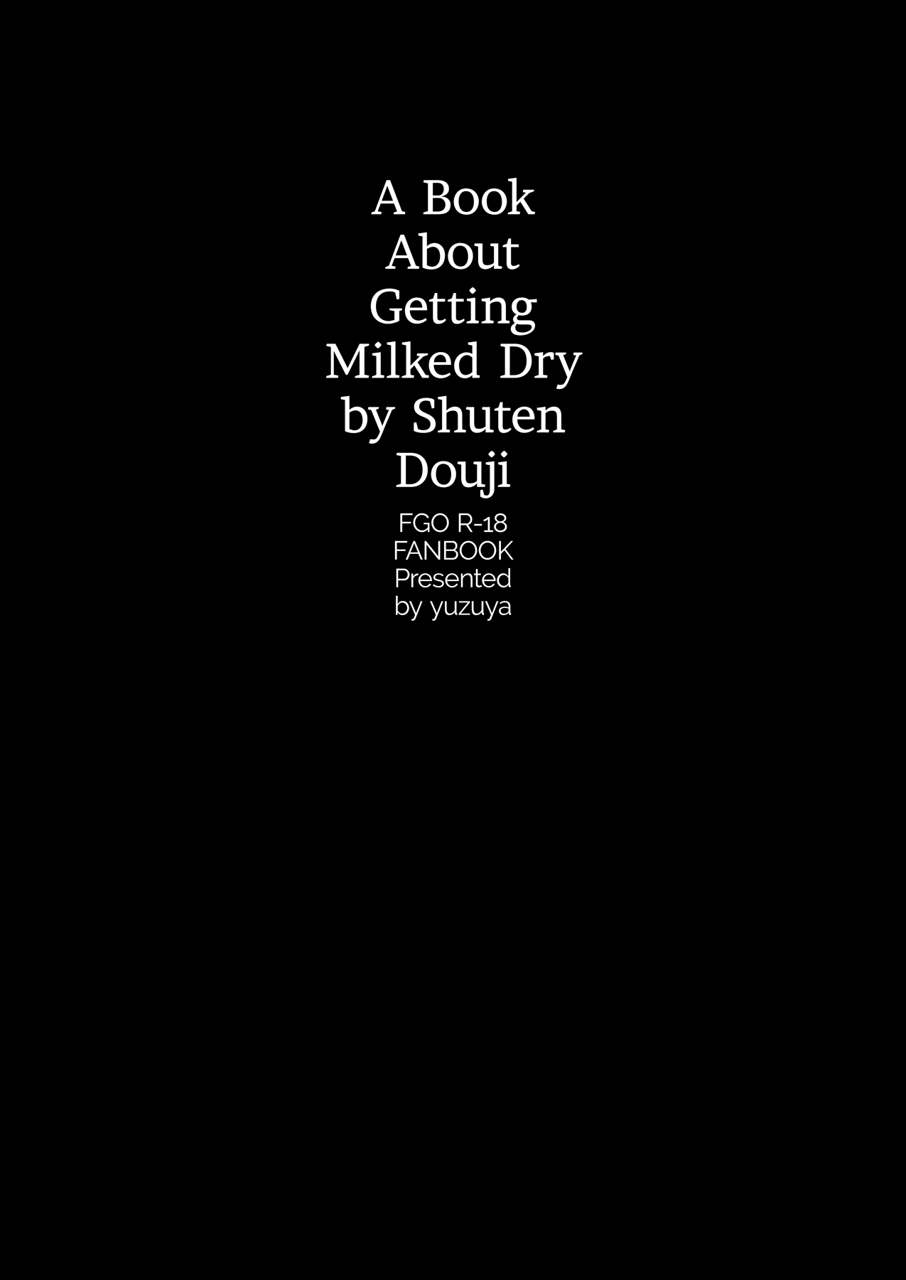 Shuten Douji ga Nuitekureru Hon | A Book About Getting Milked Dry by Shuten Douji page 4 full