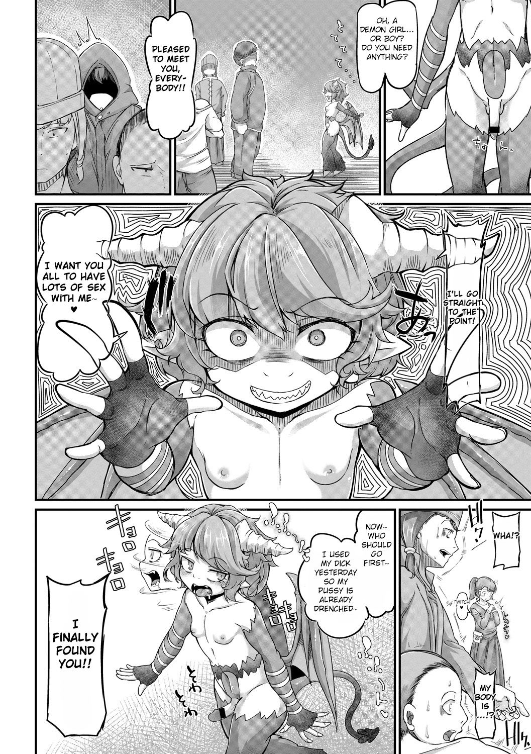 Fukkou!? Ishu Kouhai -Mazoku to Ningen no Kyousei Jidai- 6-wa page 6 full