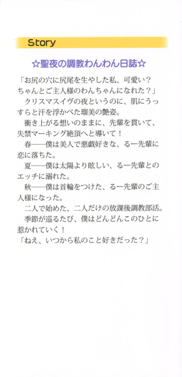 Boku to Ruu Senpai no Houkago Choukyou Nisshi - Kyou mo Watashi o Shitsukenasai! page 6 full