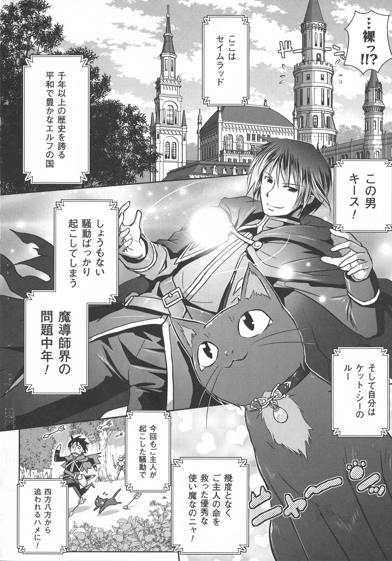 Elf no Kuni no Kyuutei Madoushi ni naretanode Himesama ni Seitekina Itazura wo shitemita THE COMIC page 8 full