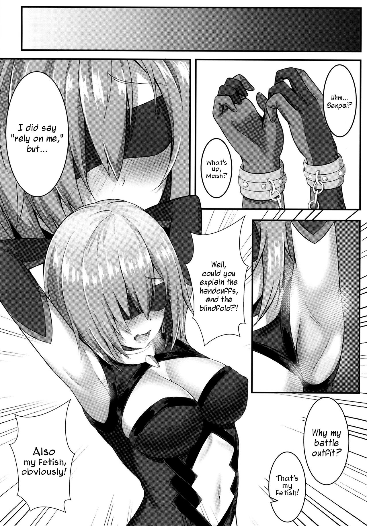 Senpai to Ecchi Dekiru no wa Mash dake desu!! | Only Mash Can Handle Senpai's Kinks!! page 7 full
