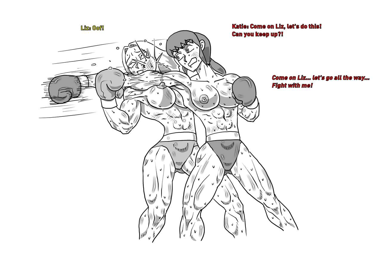 Boxing Girls Katie vs. Liz Rounds 1-4  Plus Bonus Sisters Round page 4 full