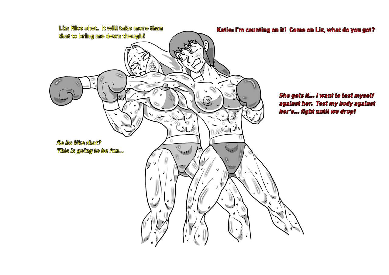 Boxing Girls Katie vs. Liz Rounds 1-4  Plus Bonus Sisters Round page 5 full