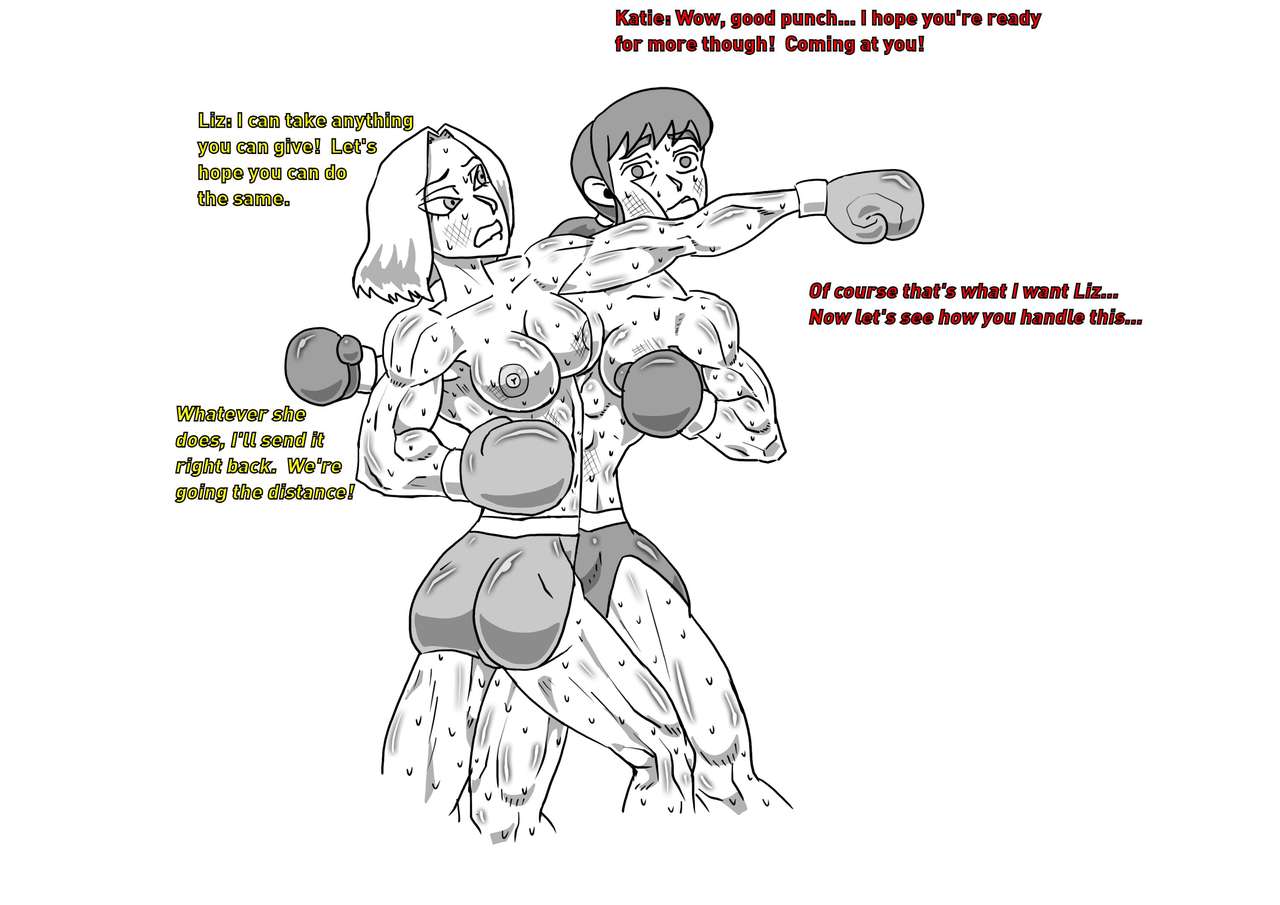 Boxing Girls Katie vs. Liz Rounds 1-4  Plus Bonus Sisters Round page 7 full